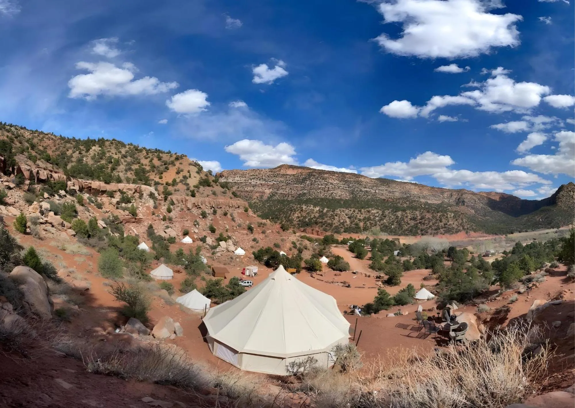 Natural landscape in Zion Glamping Adventures
