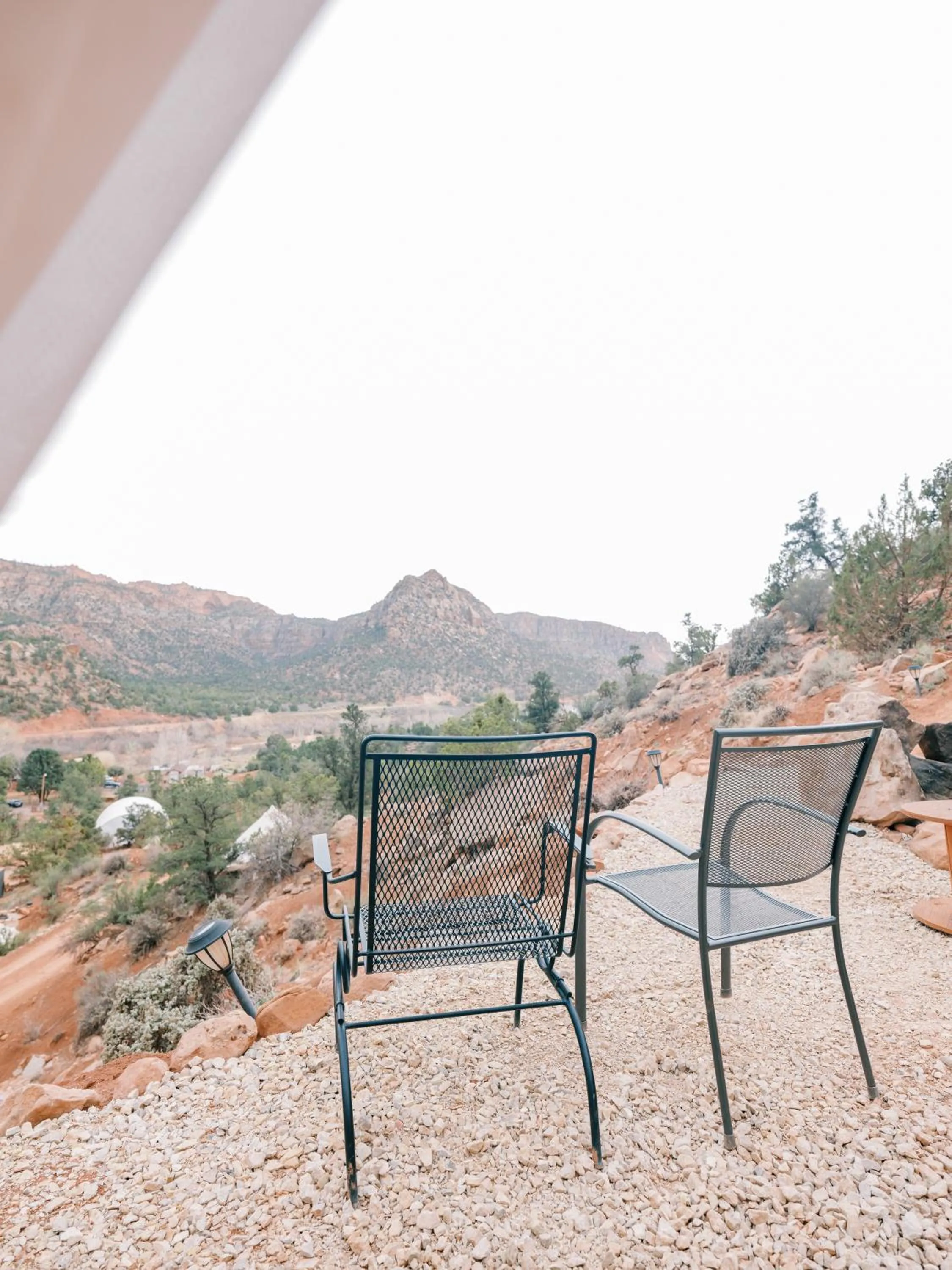 Mountain view in Zion Glamping Adventures