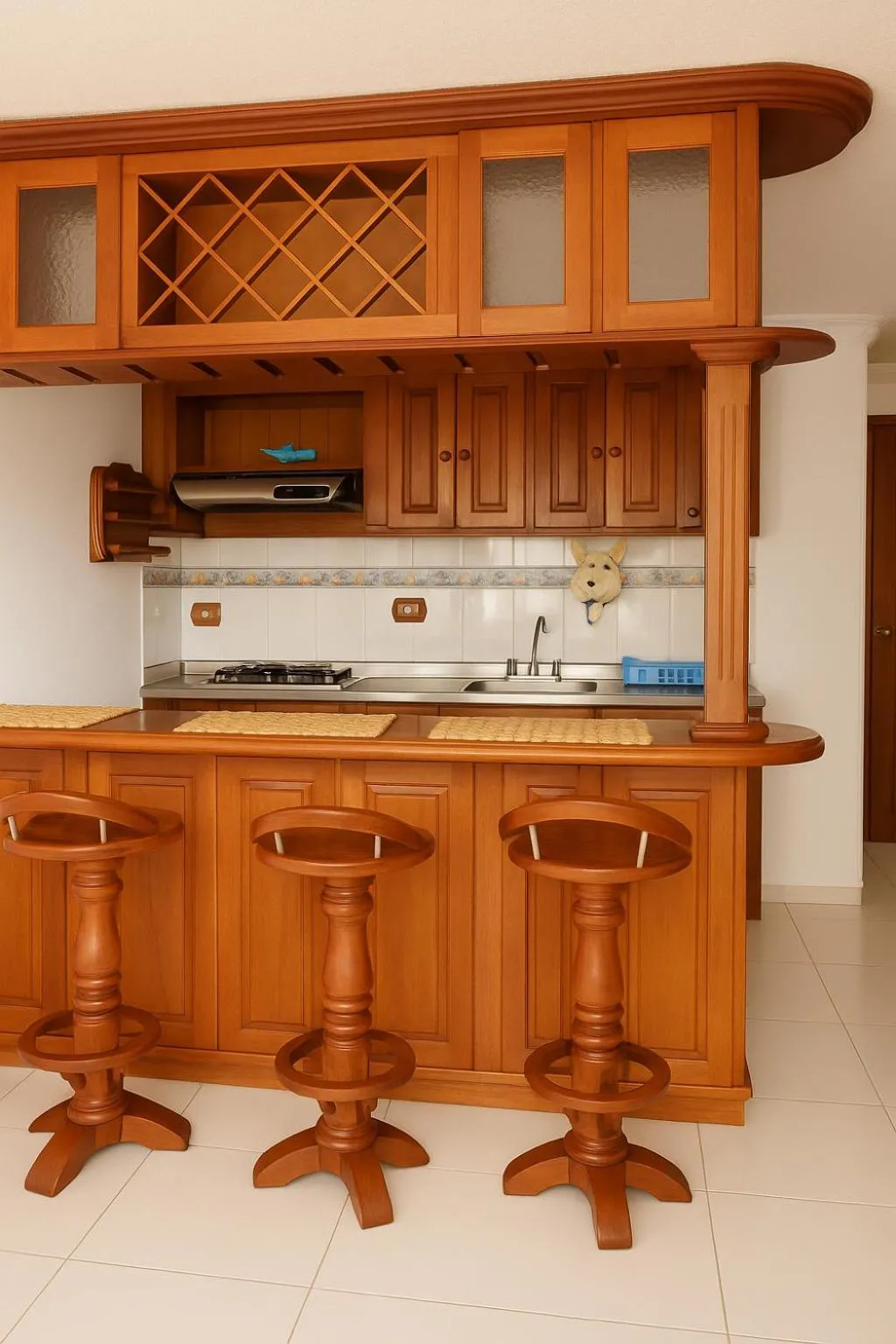 Kitchen or kitchenette in El Velero Apartamentos By DANP