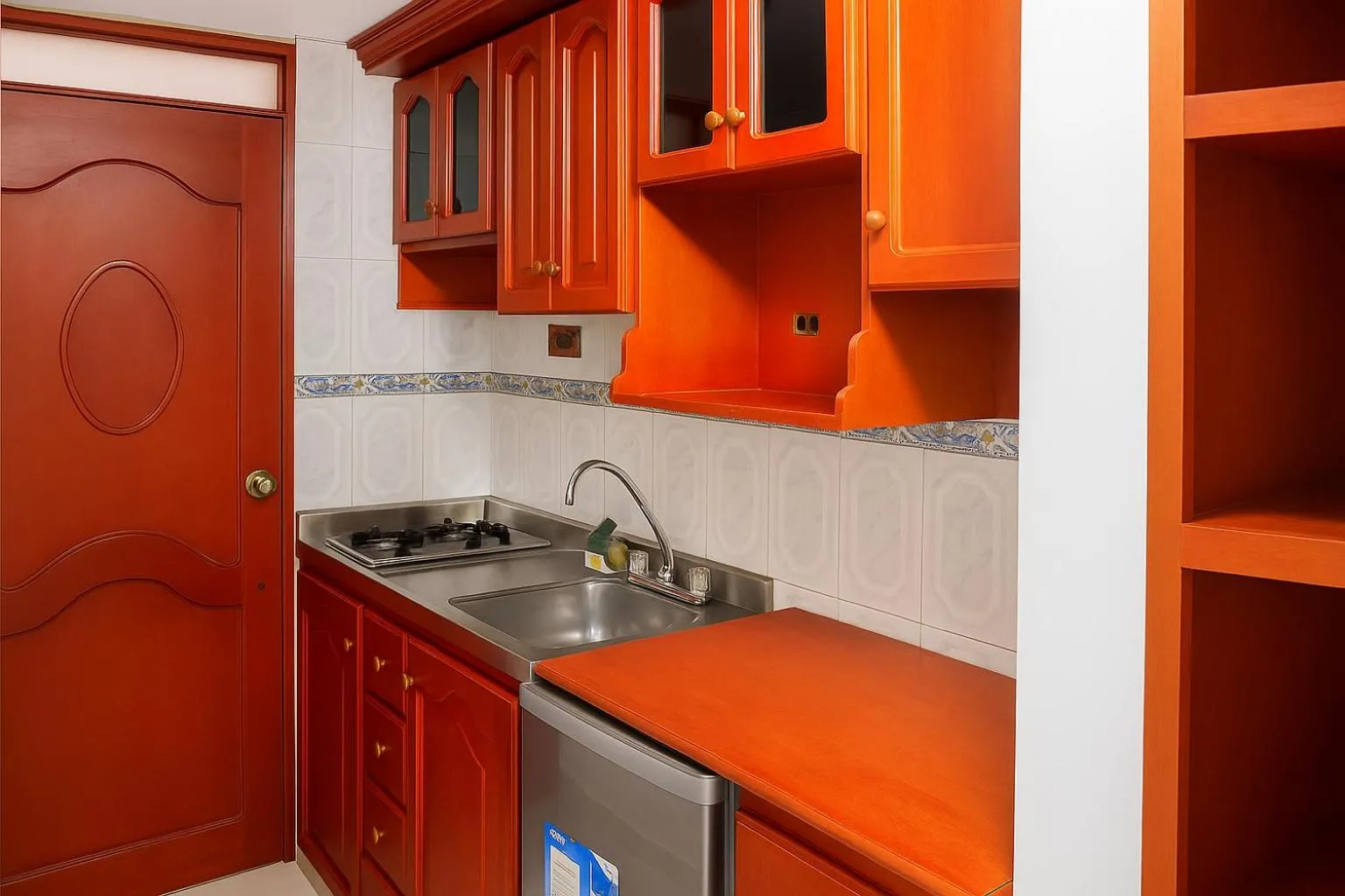 Kitchen or kitchenette in El Velero Apartamentos By DANP