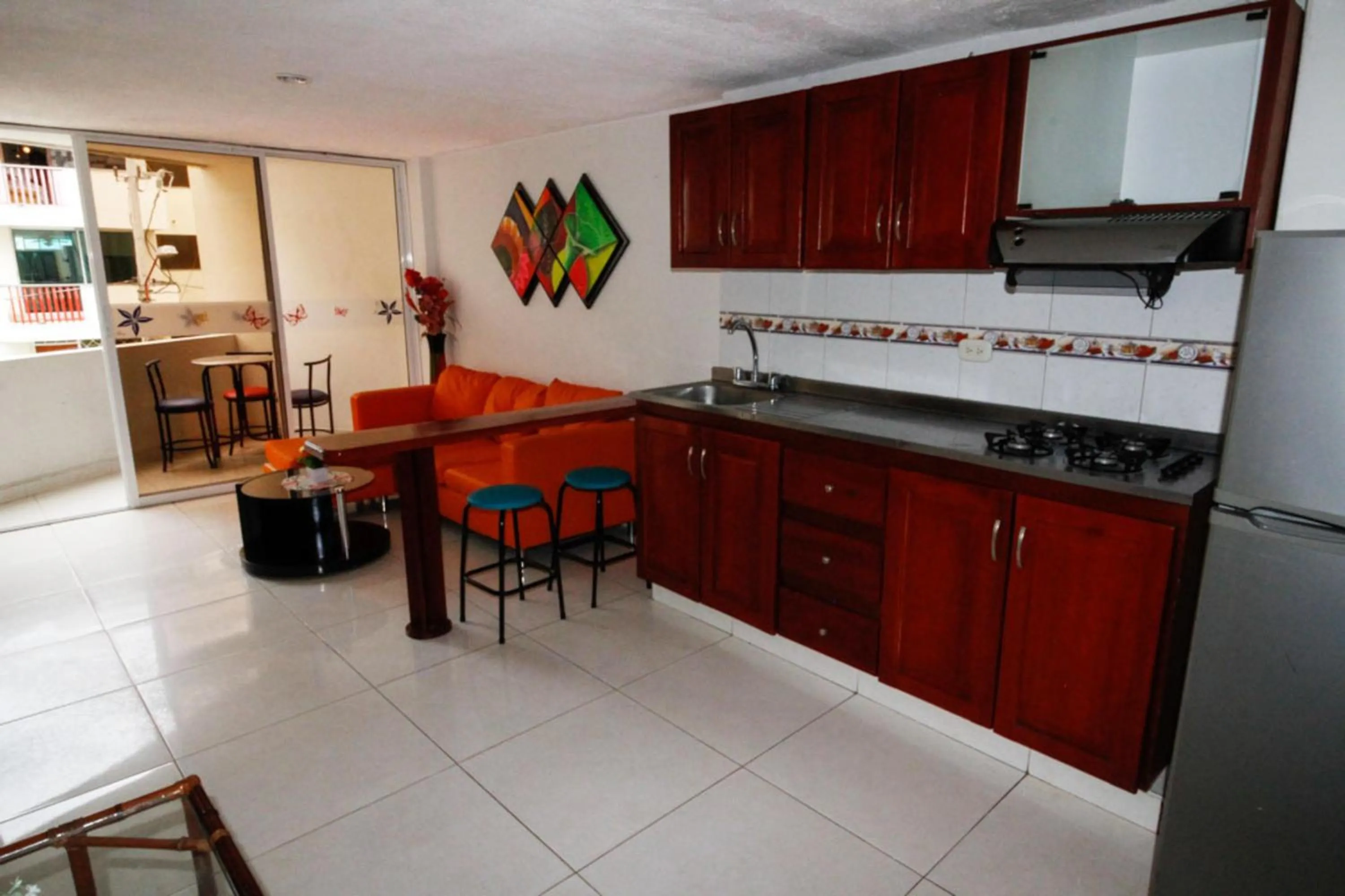 Kitchen or kitchenette in El Velero Apartamentos By DANP