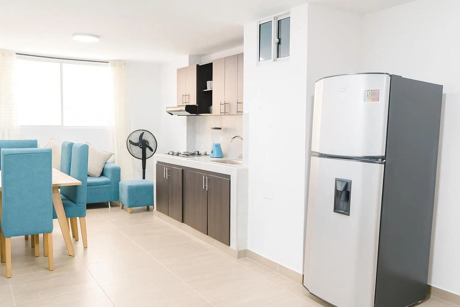 Kitchen or kitchenette in El Velero Apartamentos By DANP