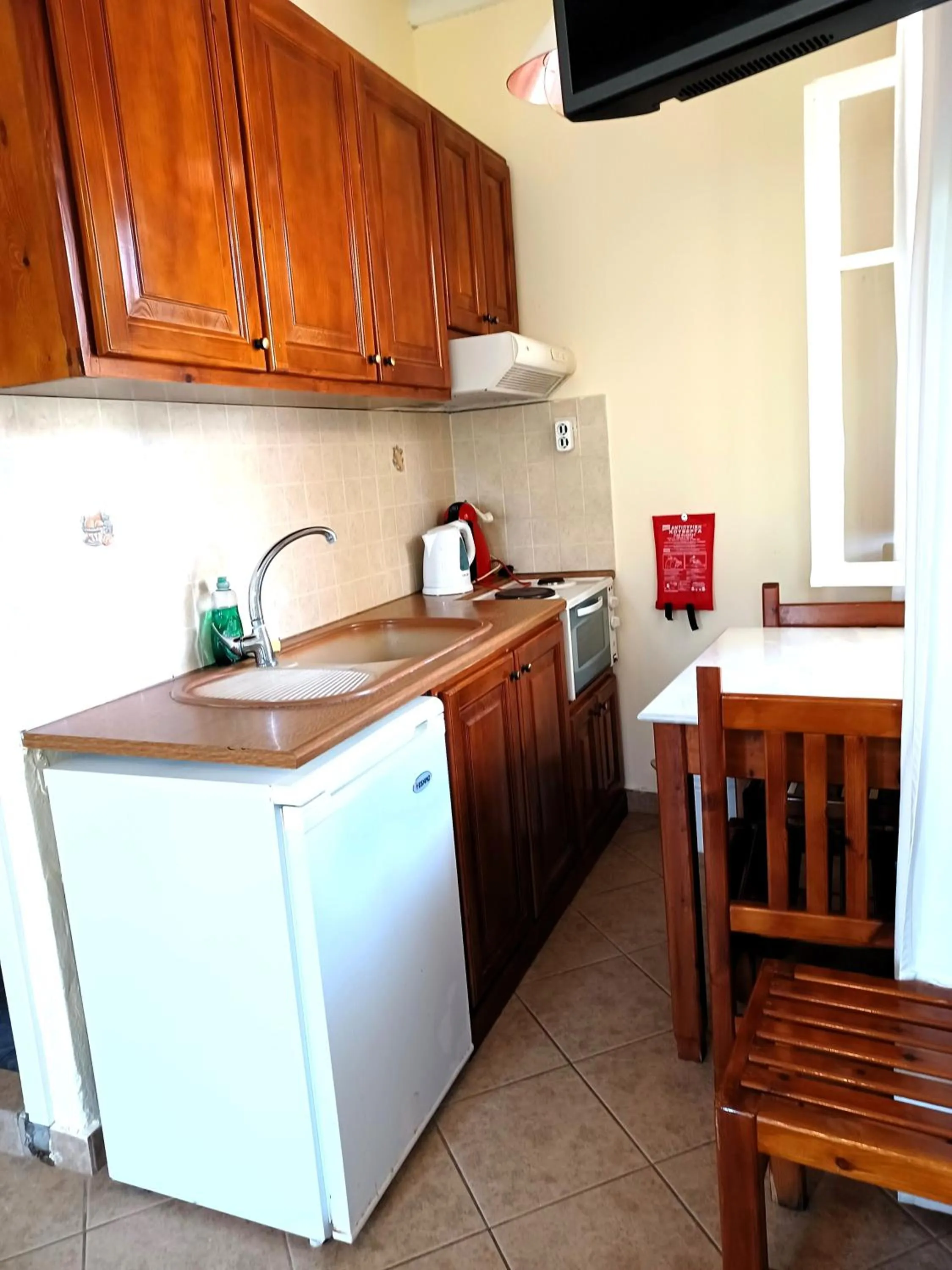 Kitchen or kitchenette in PHILIPPOS Hotel Apartments