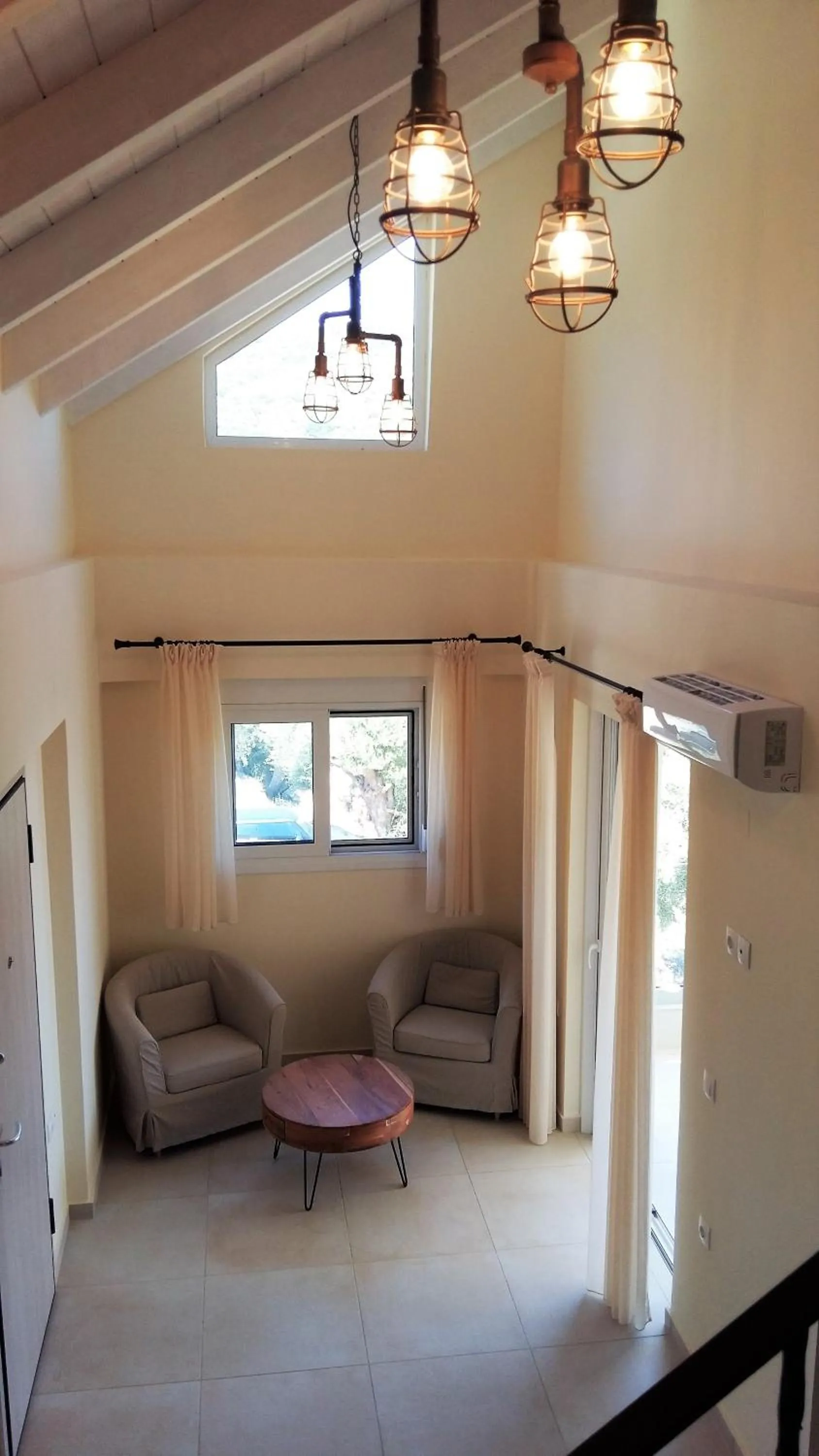 Seating area in PHILIPPOS Hotel Apartments