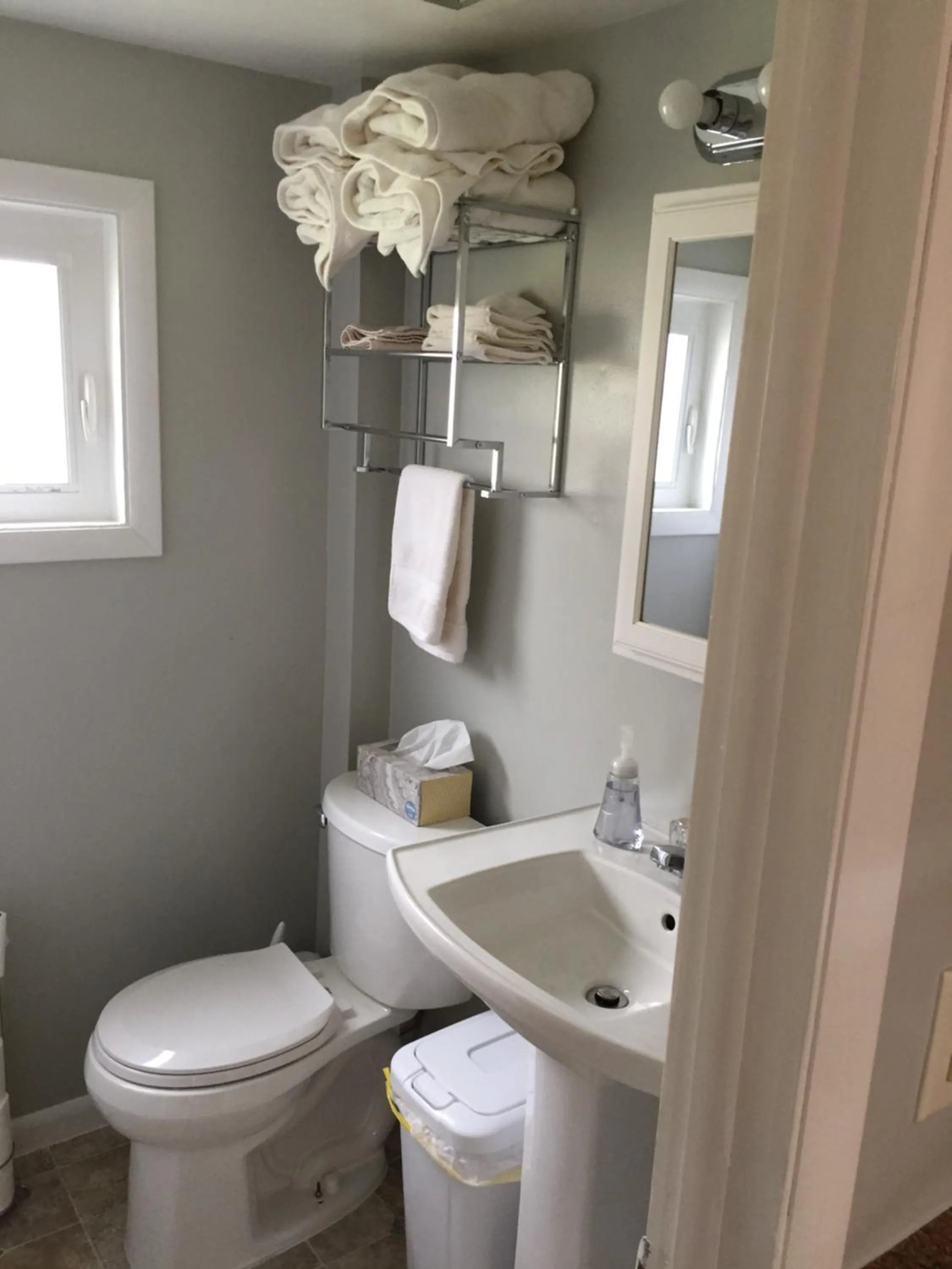 Shower in Martin's River Cabin