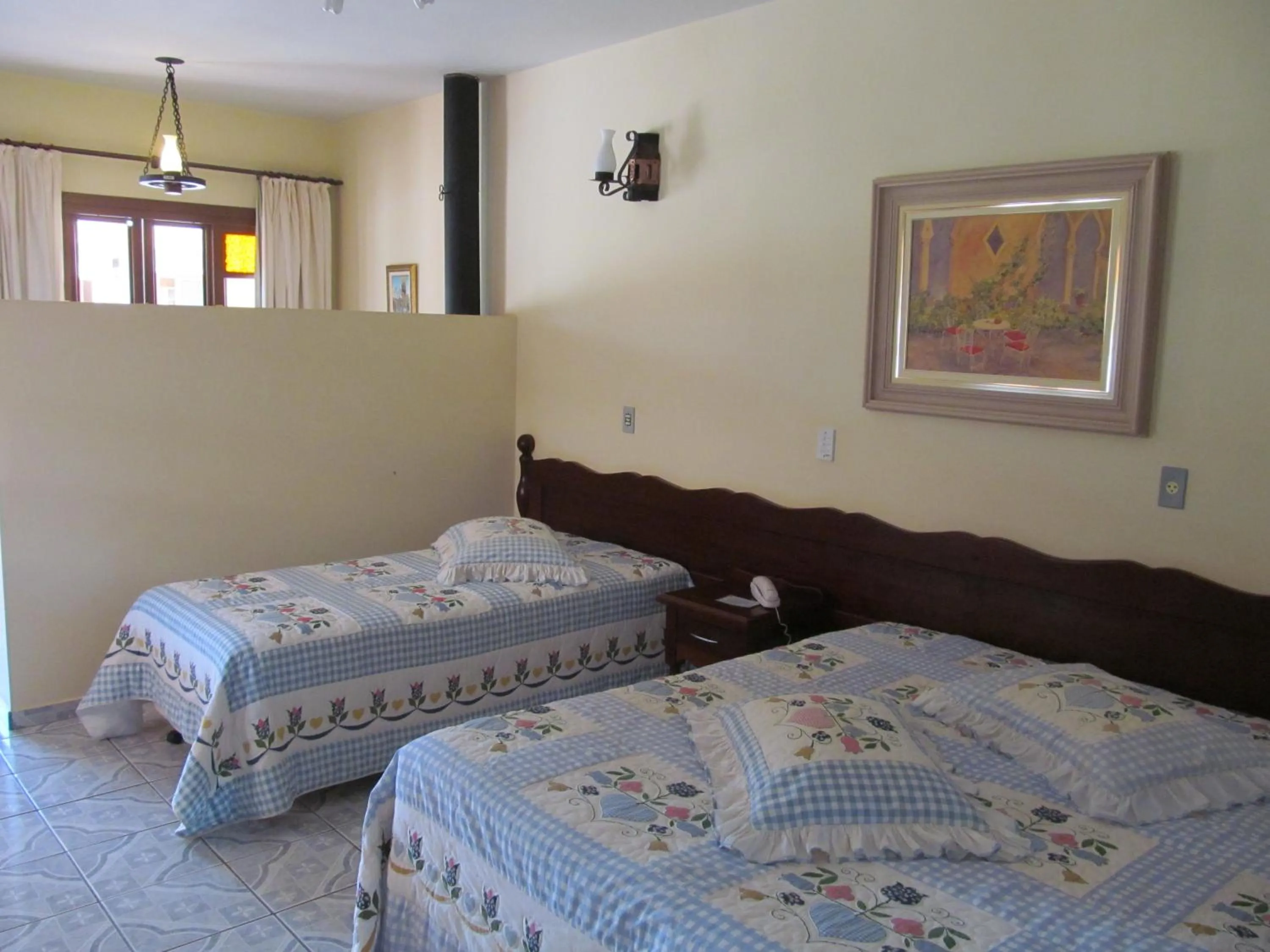 Bed in Hotel Fazenda Itáytyba