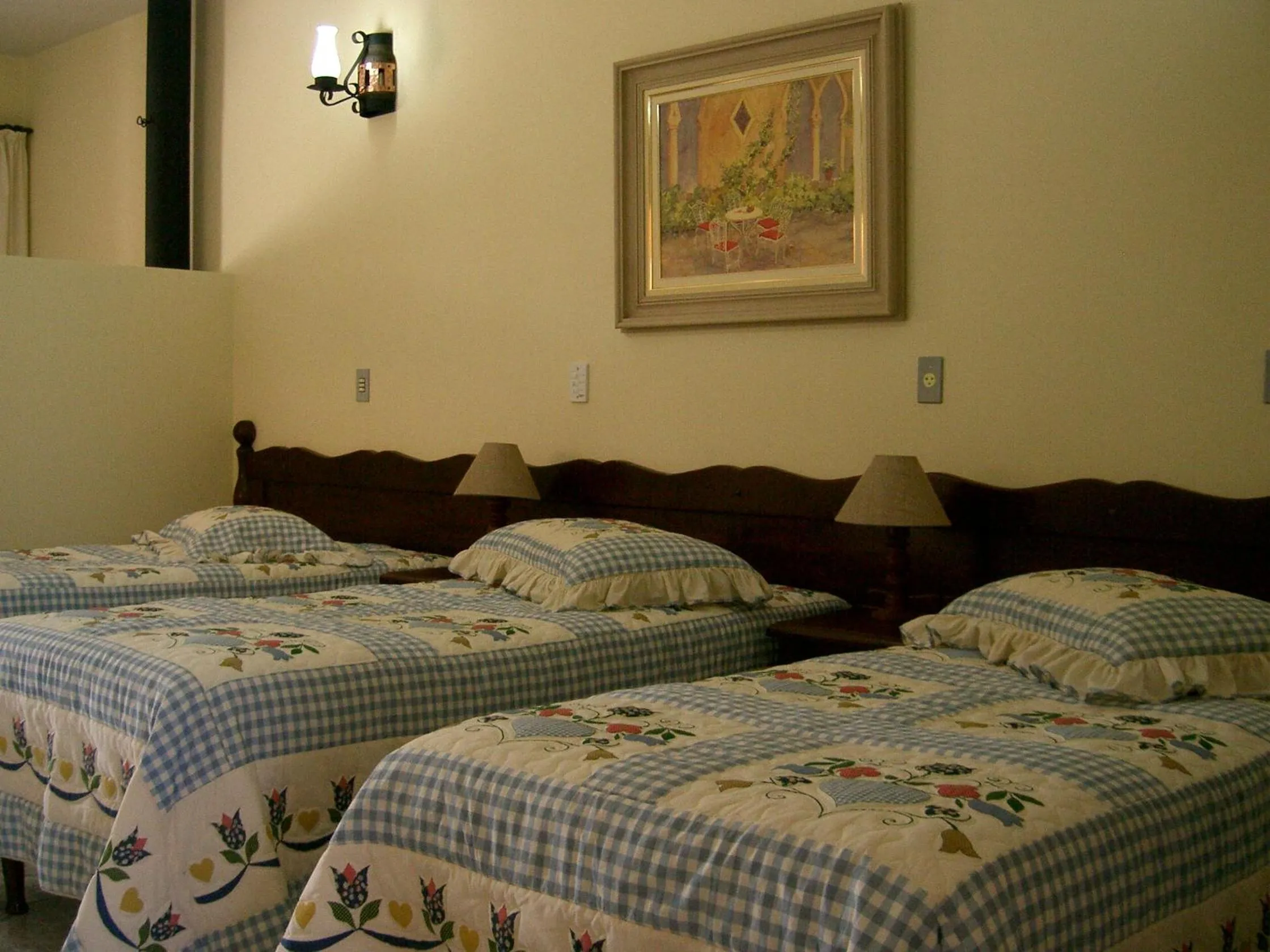 Bed in Hotel Fazenda Itáytyba