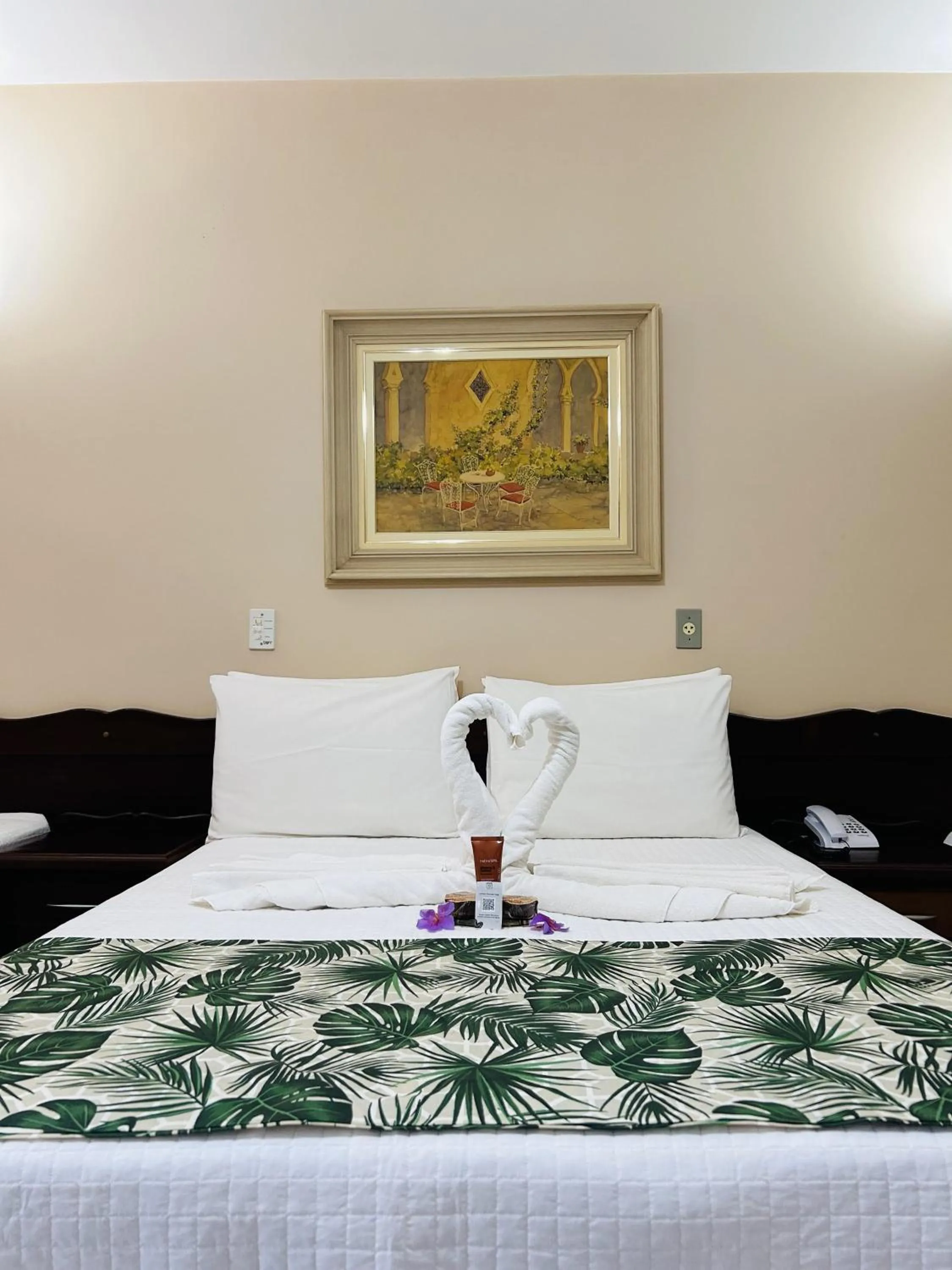 Bed in Hotel Fazenda Itáytyba