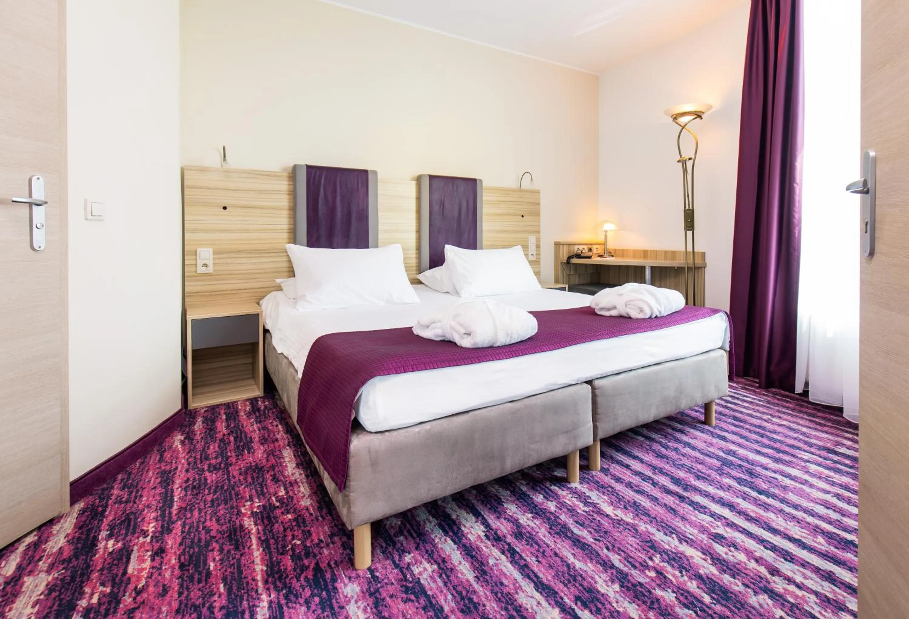 Photo of the whole room, Bed in Galaxy Hotel