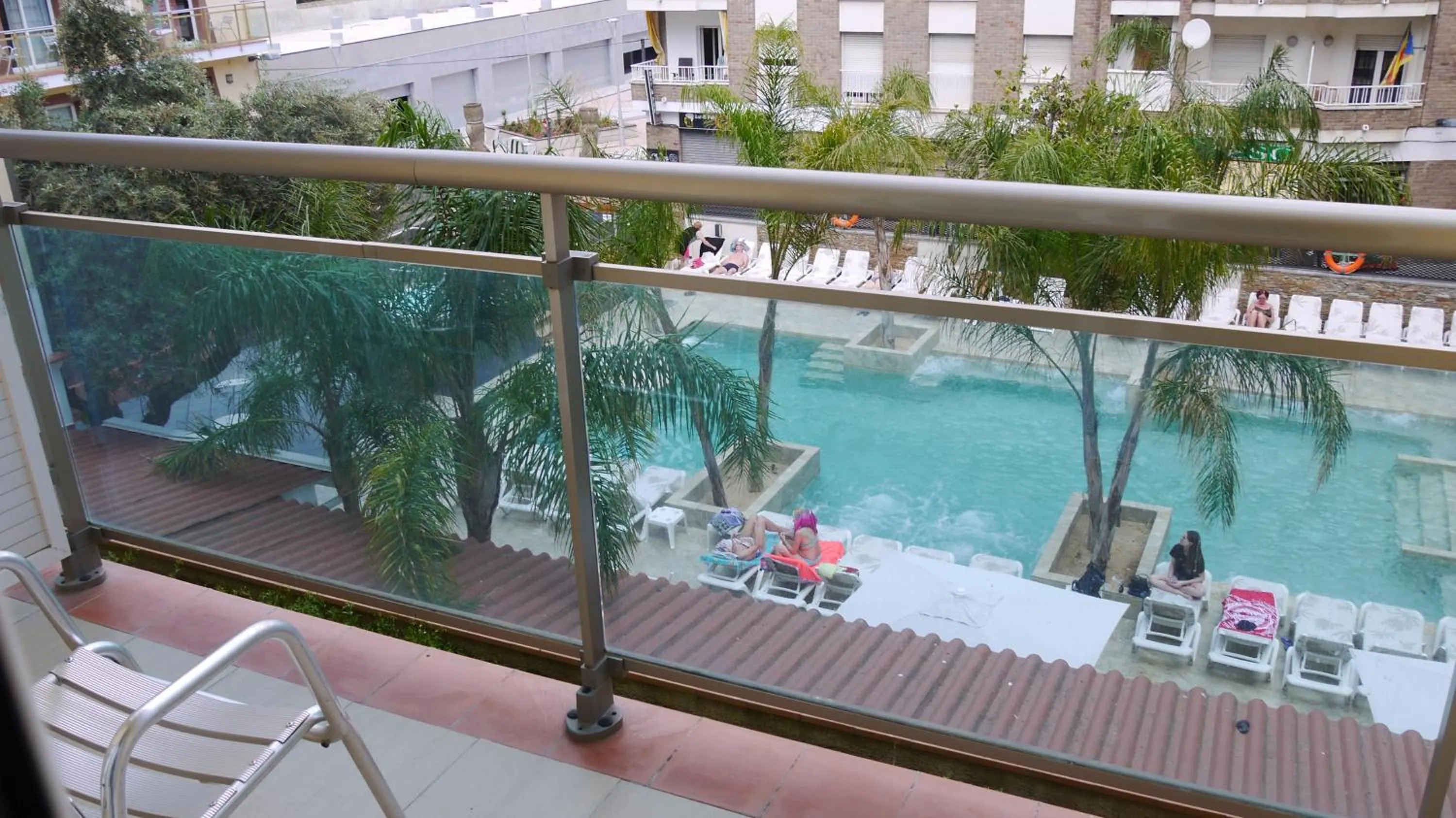 Balcony/Terrace in Hotel la Palmera & Spa