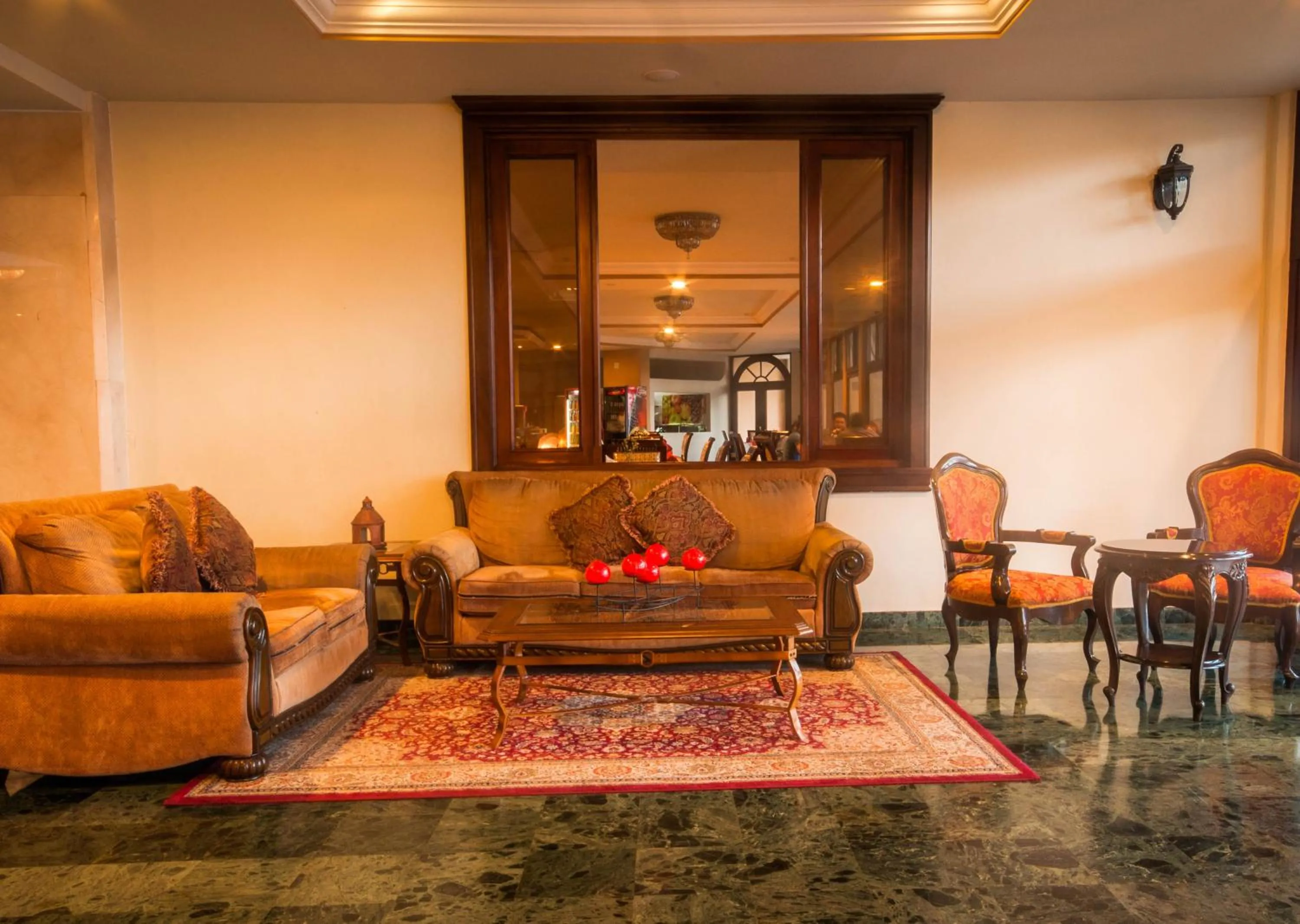 Living room in Hotel El Gran Chortí