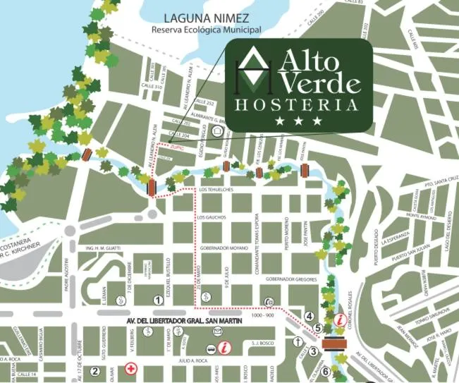 Area and facilities in Alto Verde Hostería