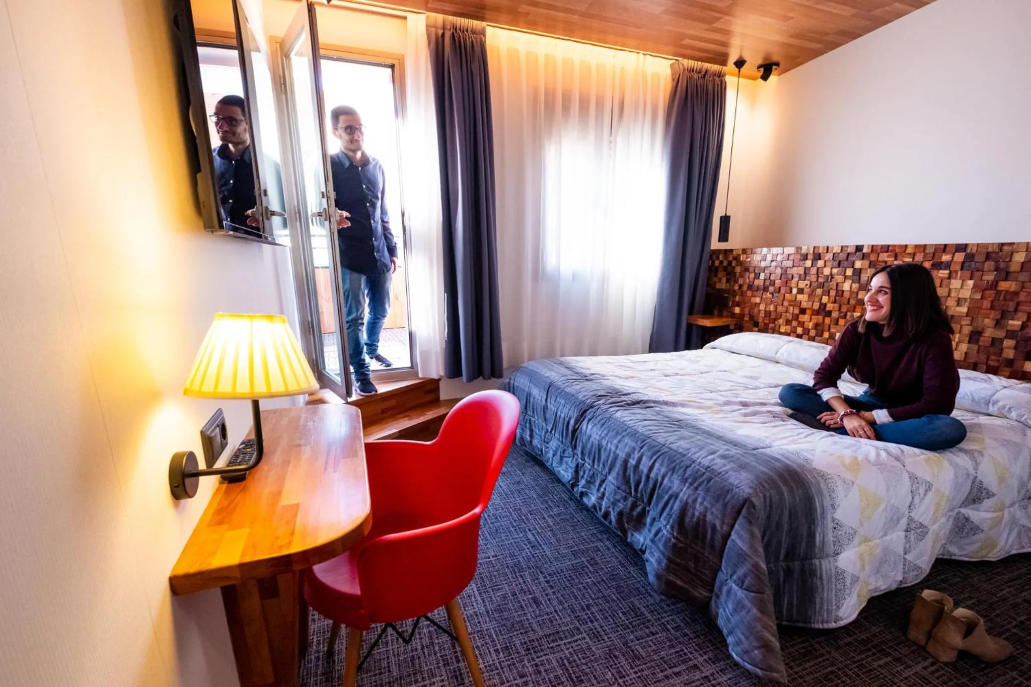 Decorative detail, Bed in Far Home Bernabeu