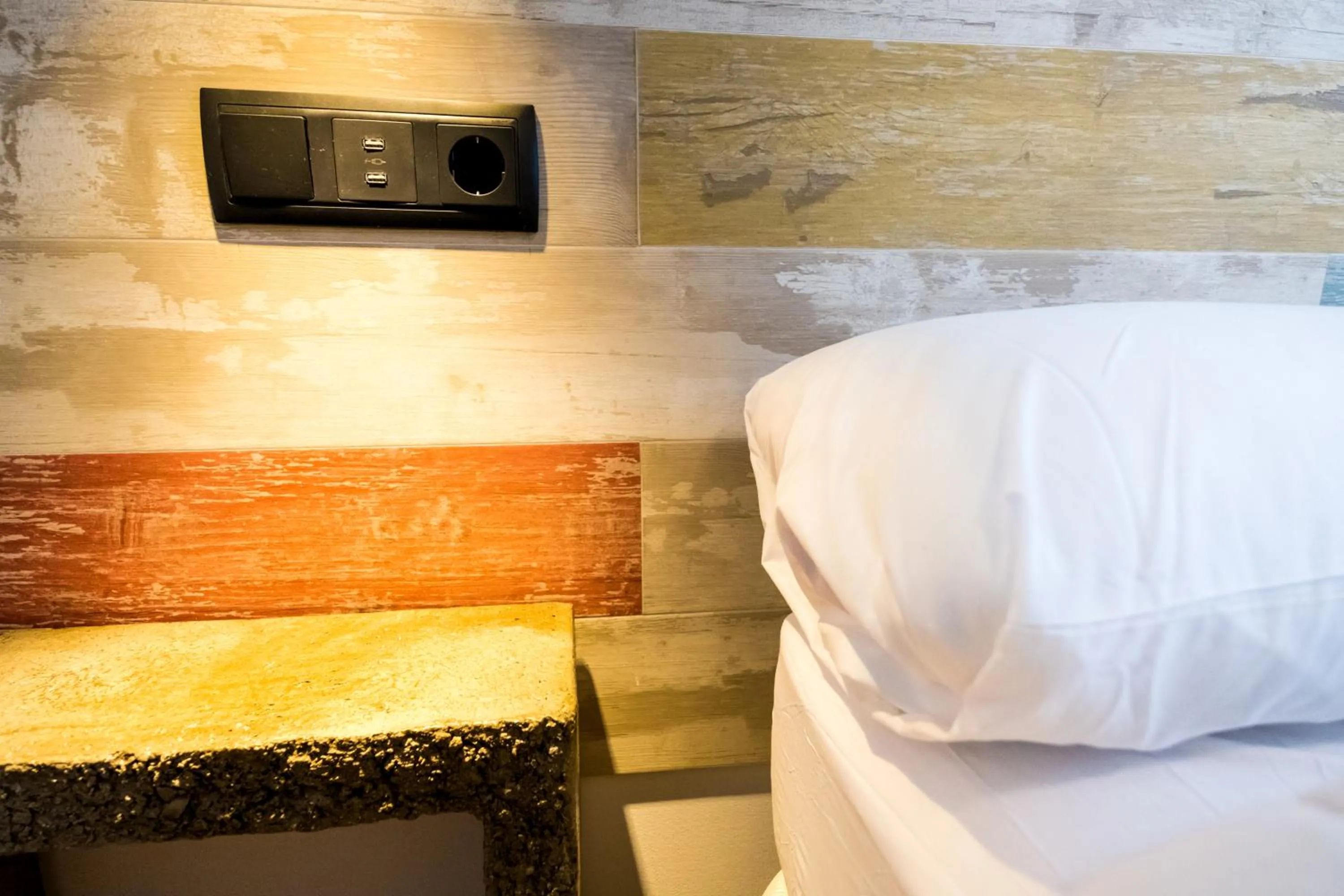 Decorative detail, Bed in Far Home Bernabeu