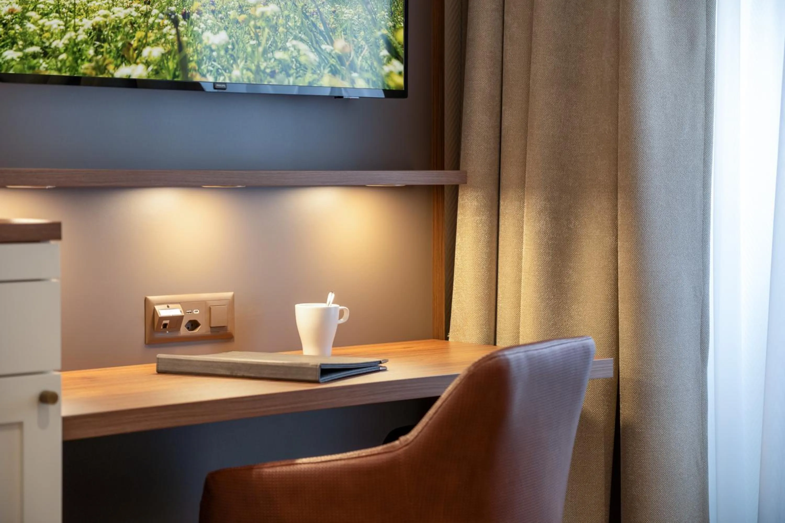 Seating area in Hotel Du Nord