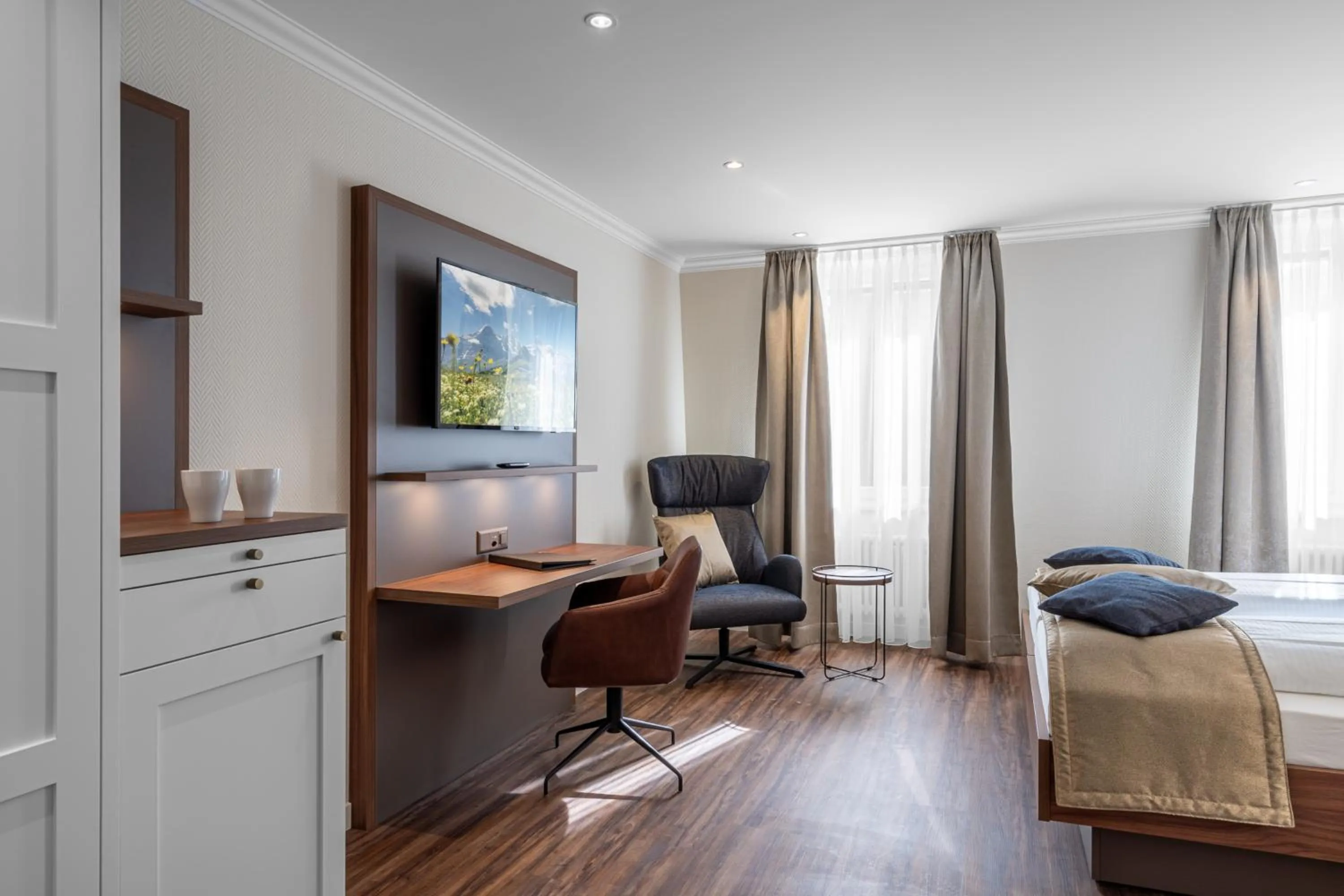 Photo of the whole room, Bed in Hotel Du Nord