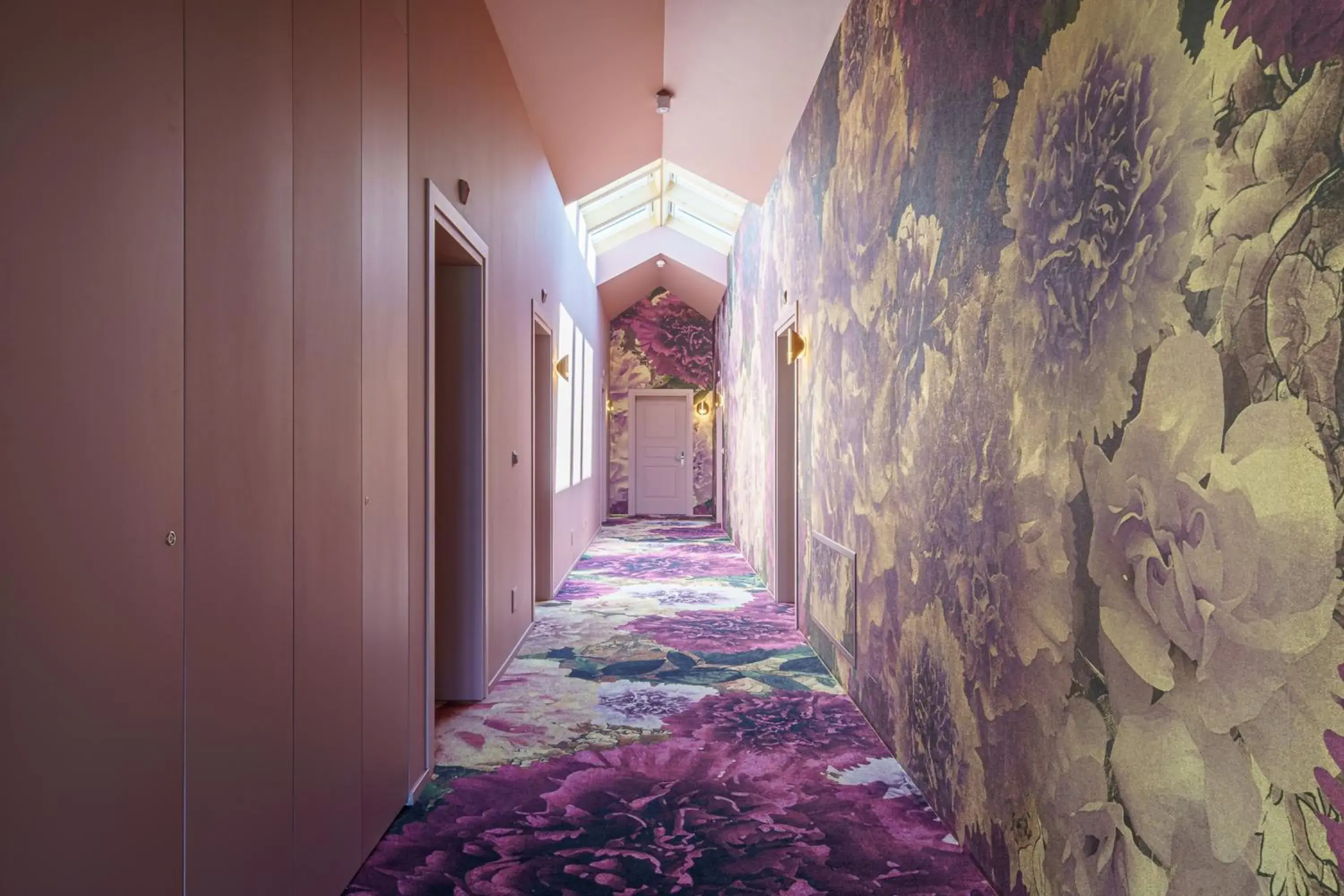 Decorative detail, Bed in Hotel Du Nord Decorative detail, Bed in Hotel Du Nord