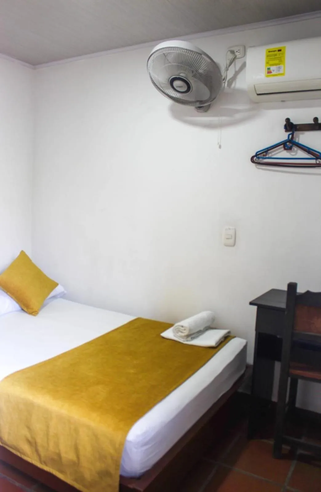 Bed in Hotel Colonial San Felipe