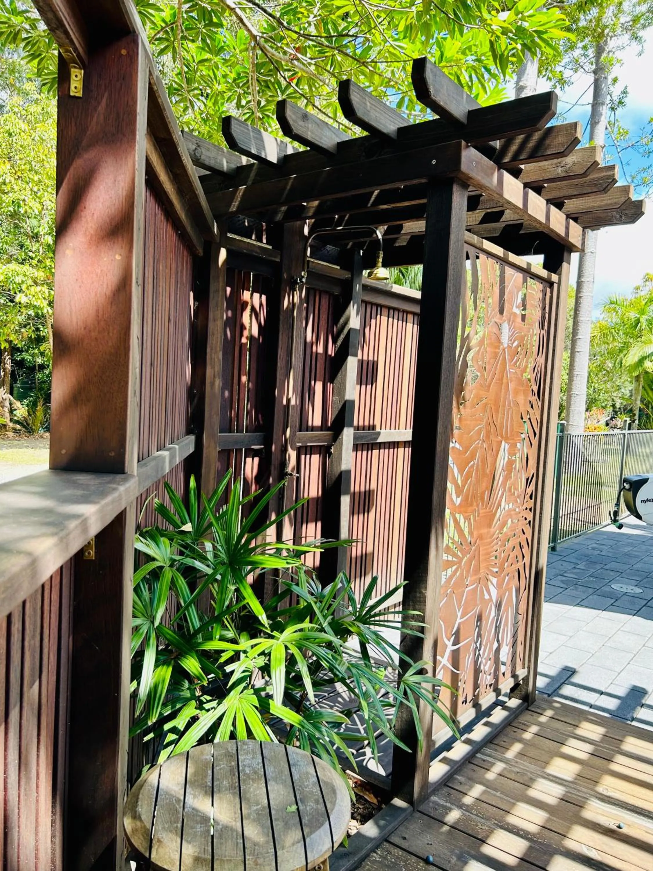 Shower in Ferns Hideaway Resort