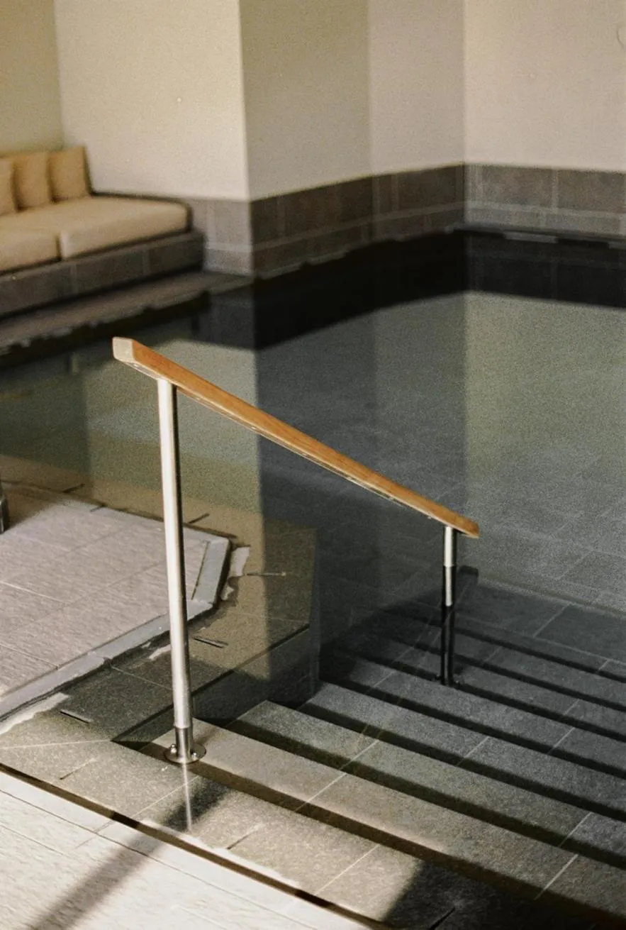 Swimming pool in Hotel Schwarzschmied, a Member of Design Hotels