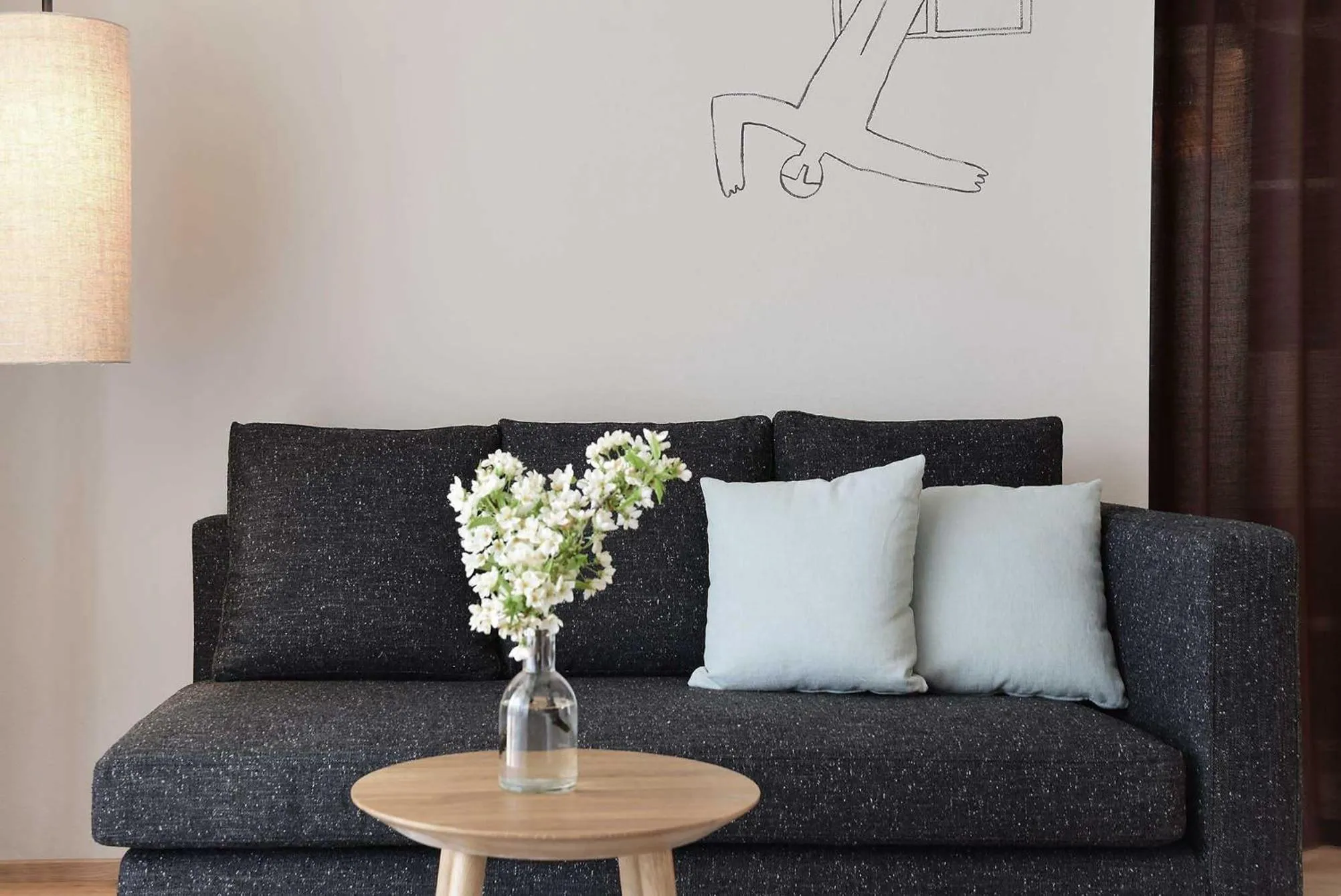 Seating area in Hotel Schwarzschmied, a Member of Design Hotels