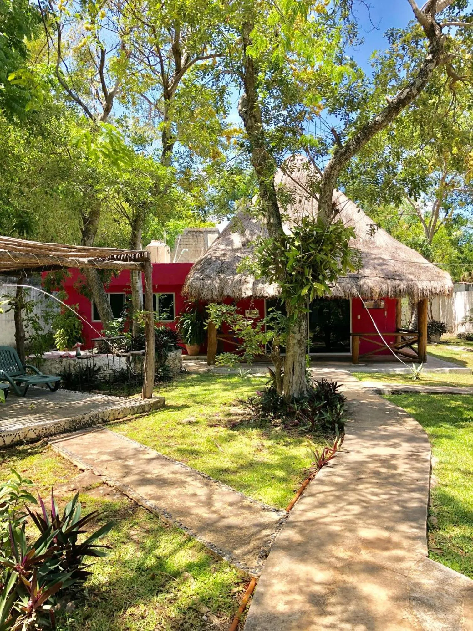 Patio in Ch'ejum bungalow