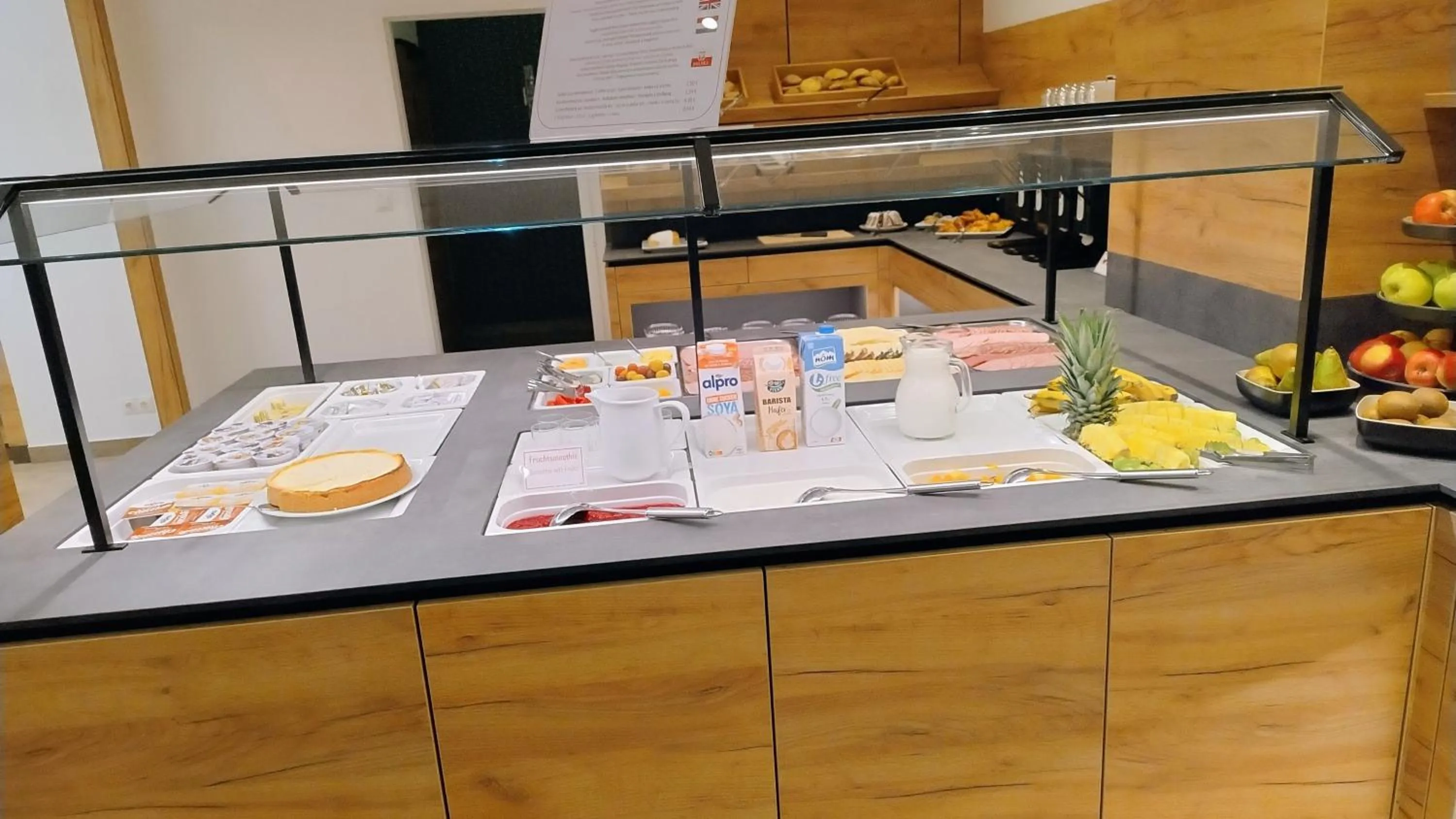 Buffet breakfast in Hotel Restaurant Schwartz