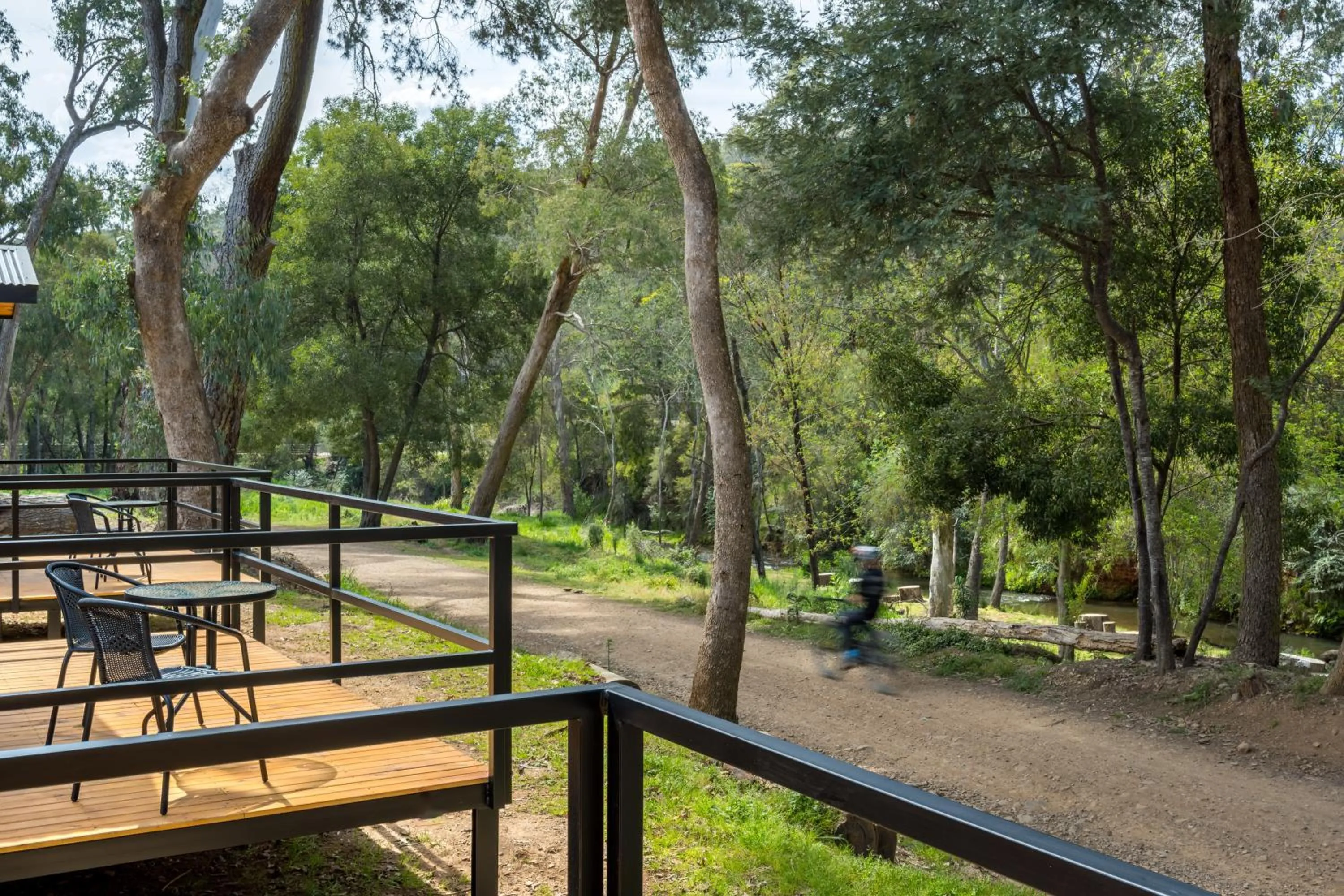 Garden view in Bright Cabin Park