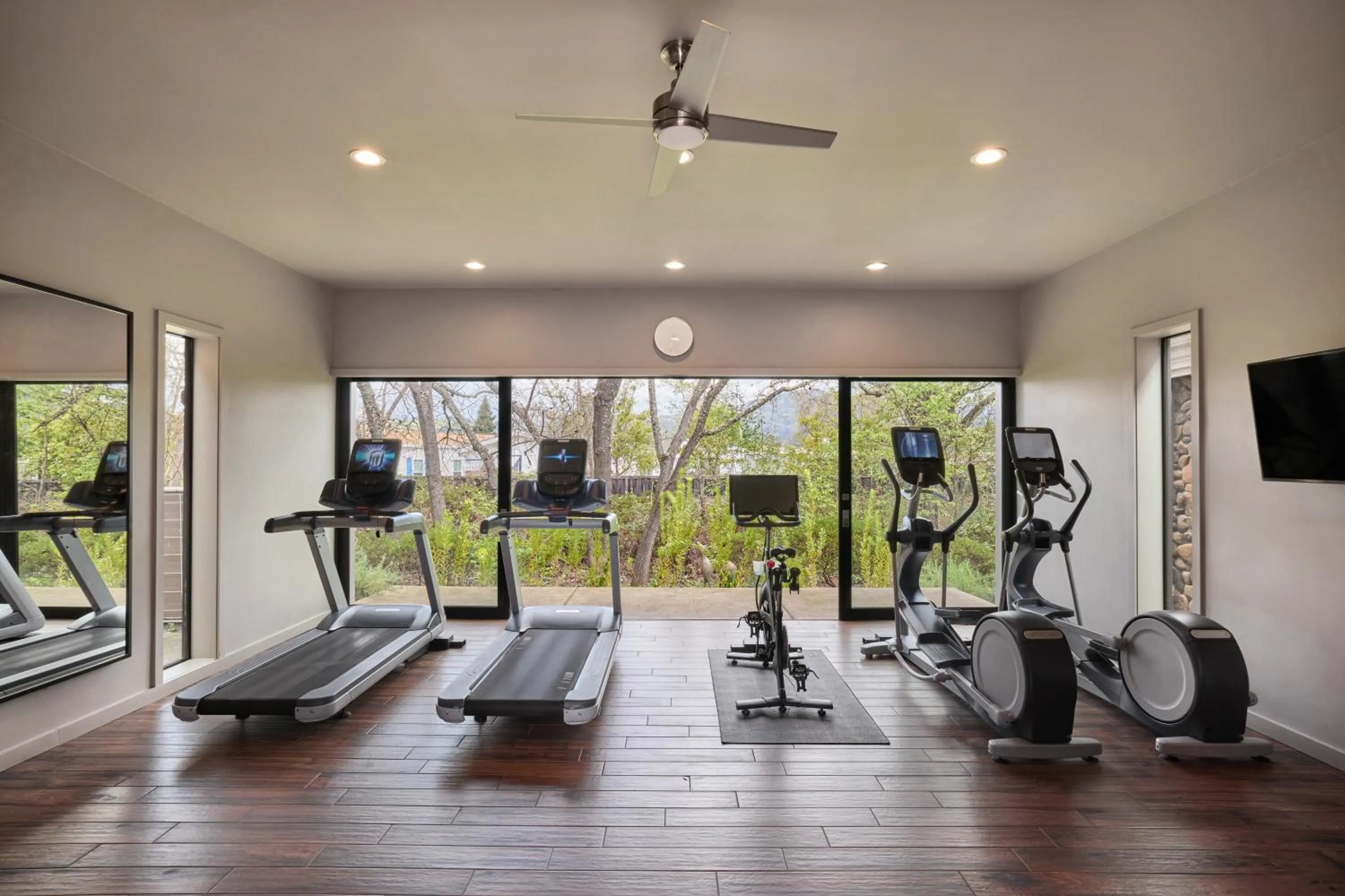 Fitness centre/facilities in Bardessono Hotel and Spa