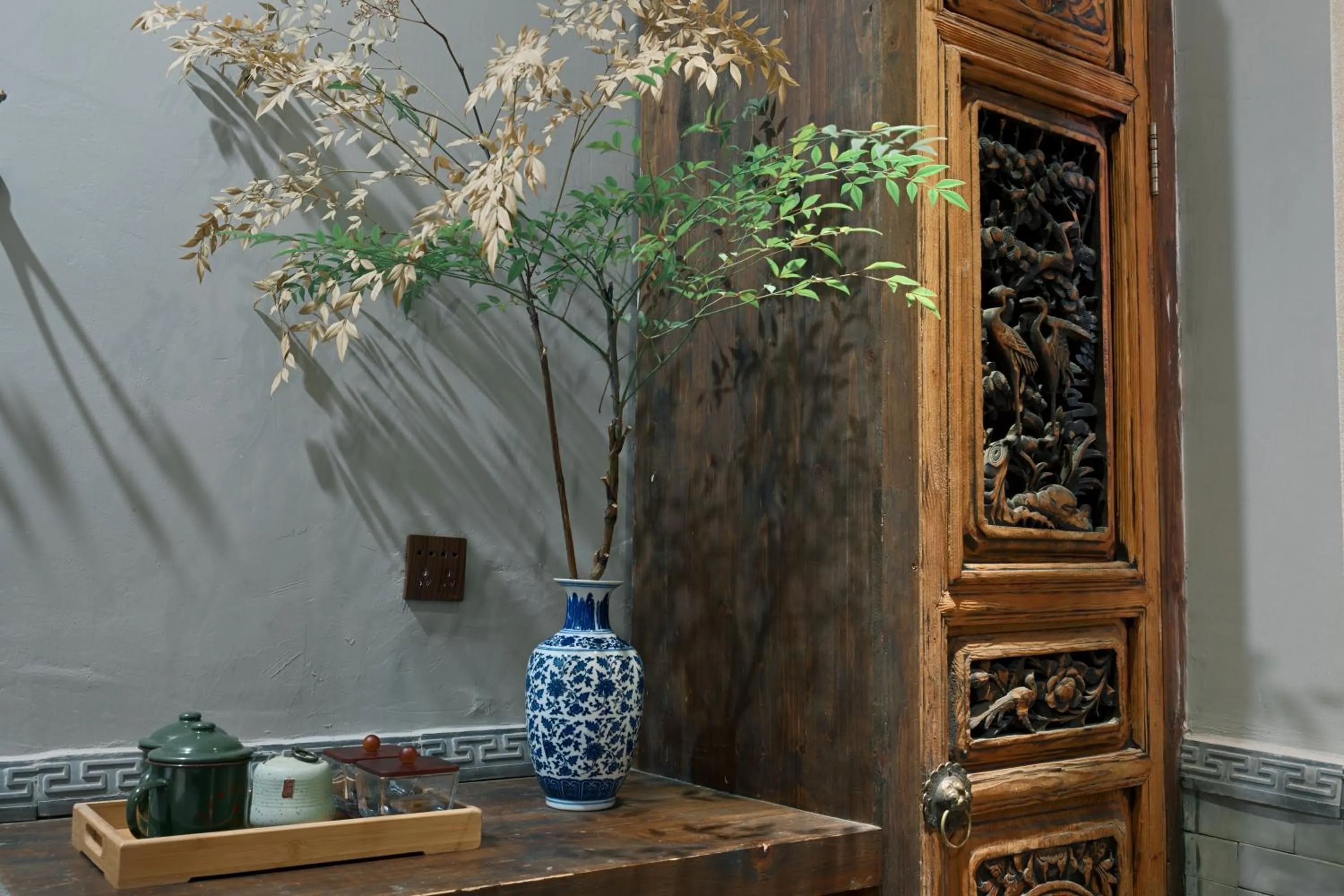 Decorative detail in Old Story Inn Lijiang Old Town