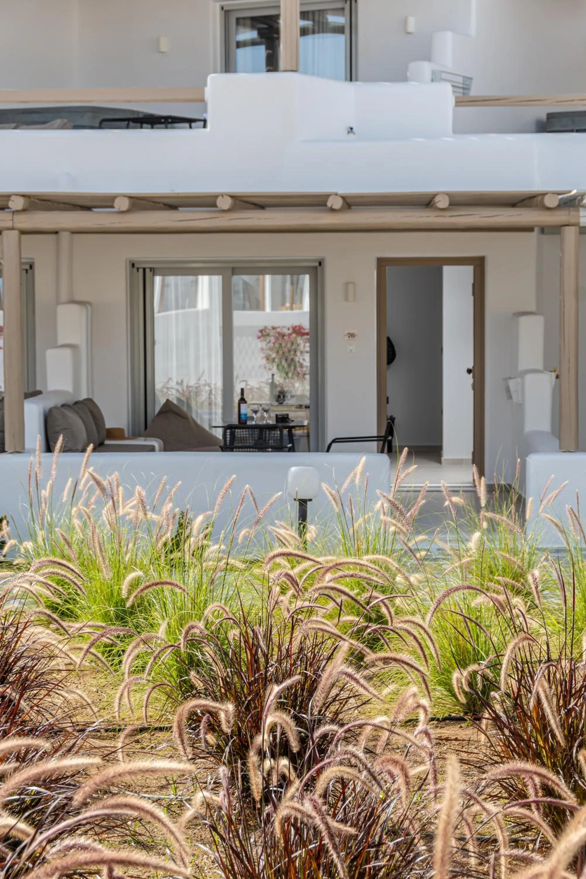 Garden view in Lianos Village