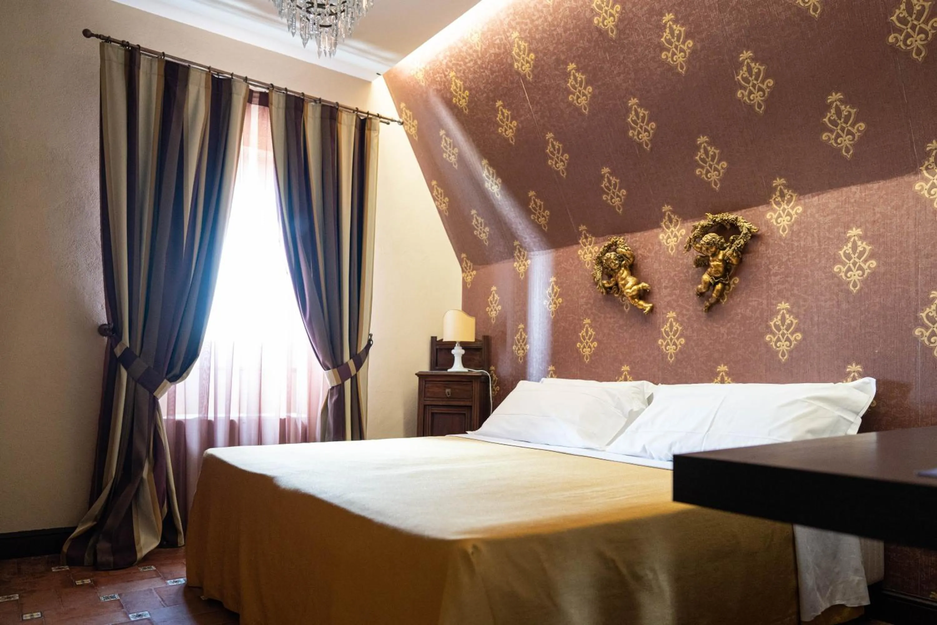 Bed in Hotel Villa Dorata