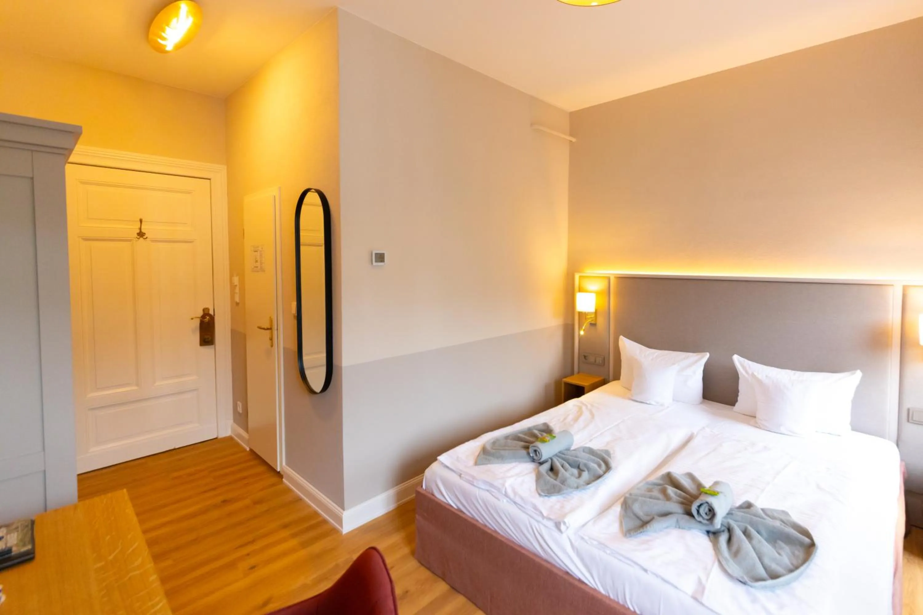 Bed in Hotel Germania