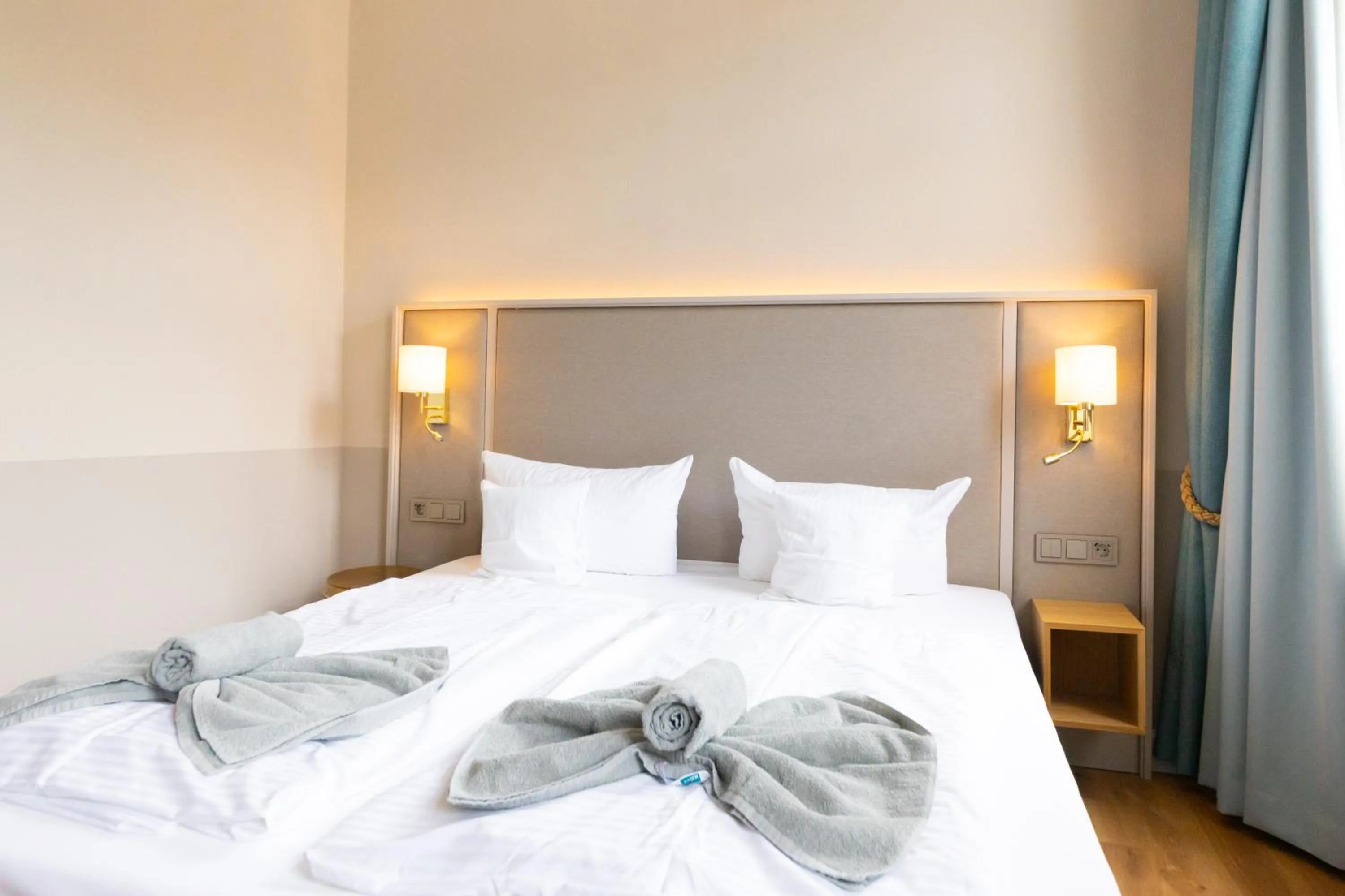 Bed in Hotel Germania