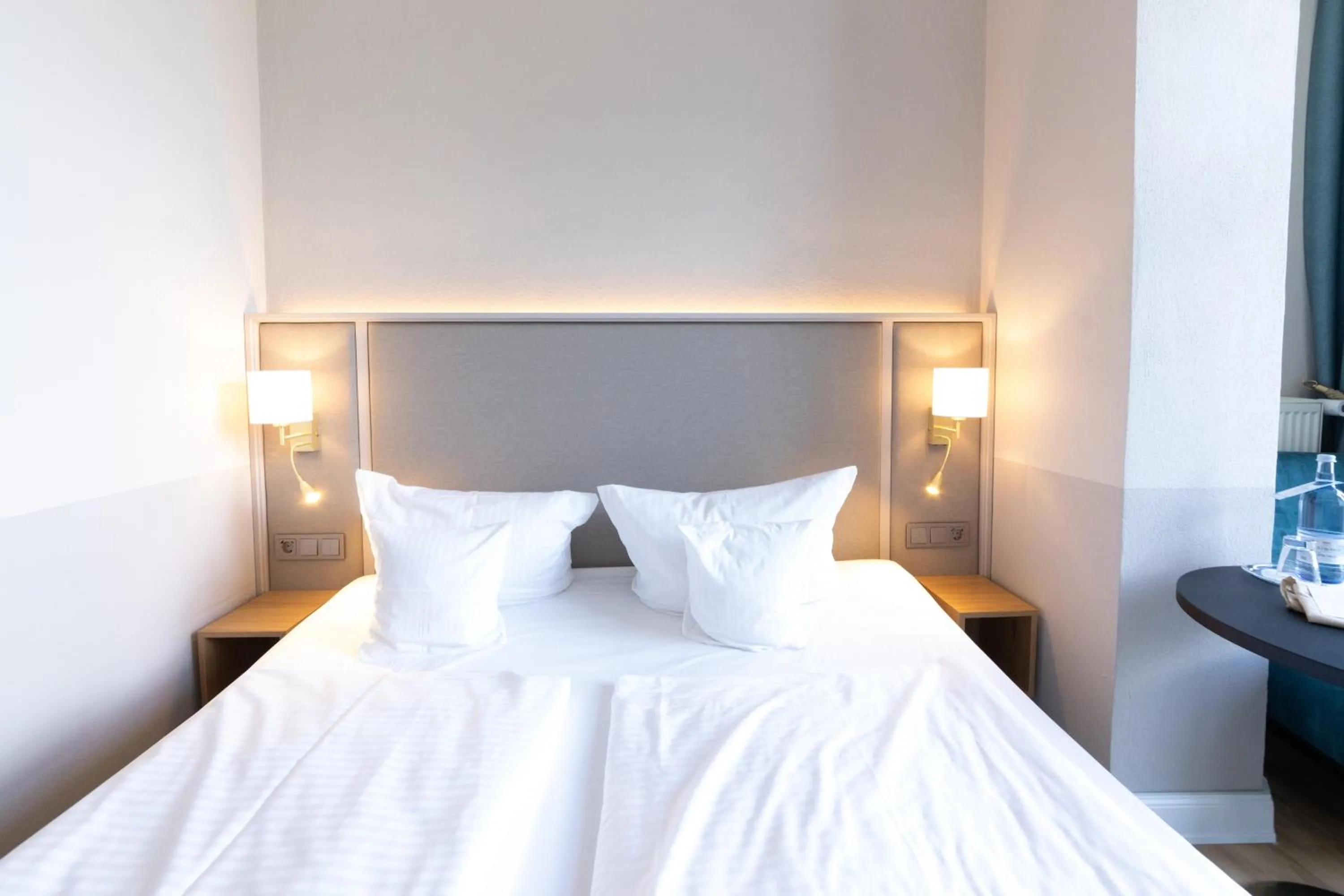 Bed in Hotel Germania