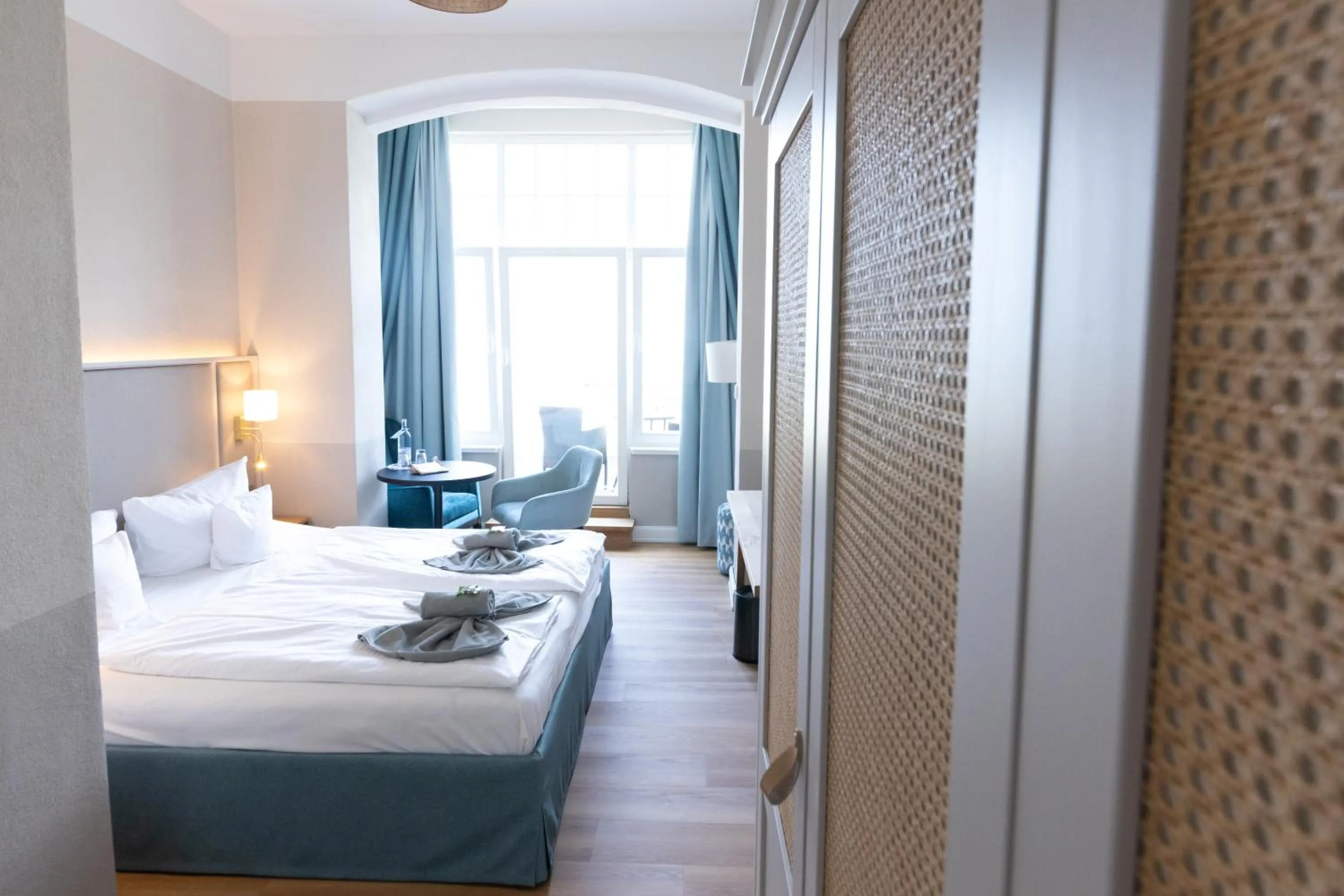 Bed in Hotel Germania