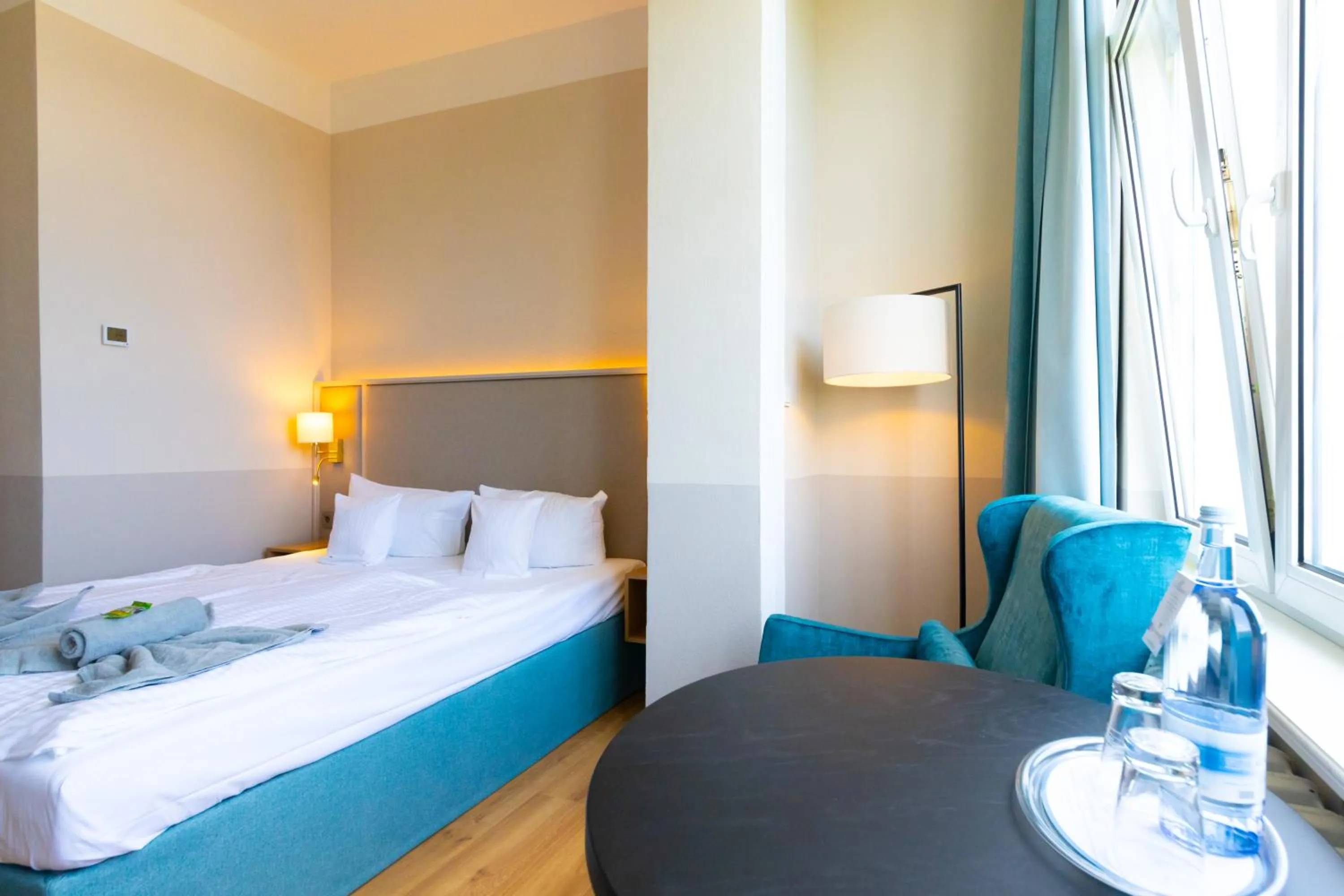 Bed in Hotel Germania