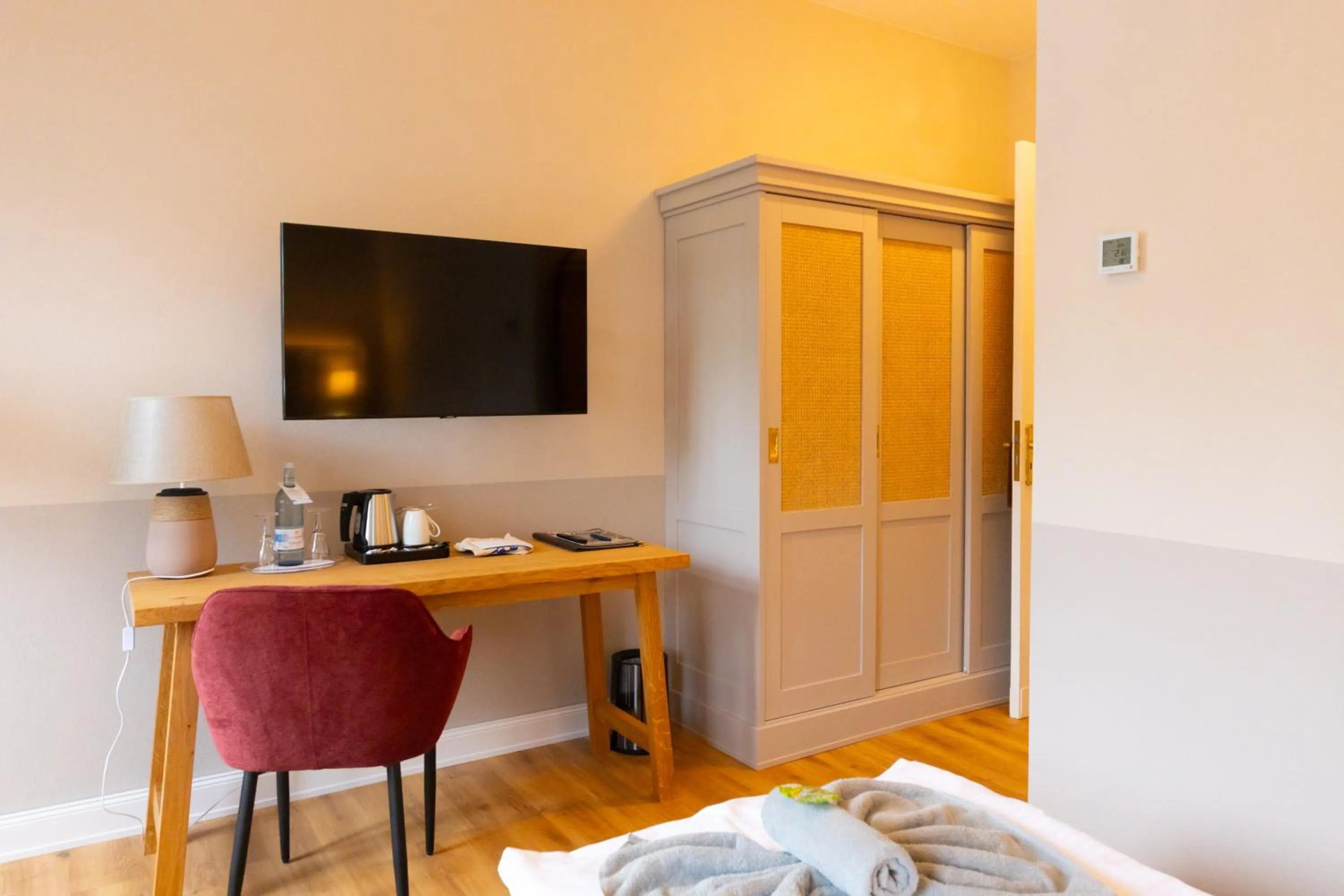 Bed in Hotel Germania