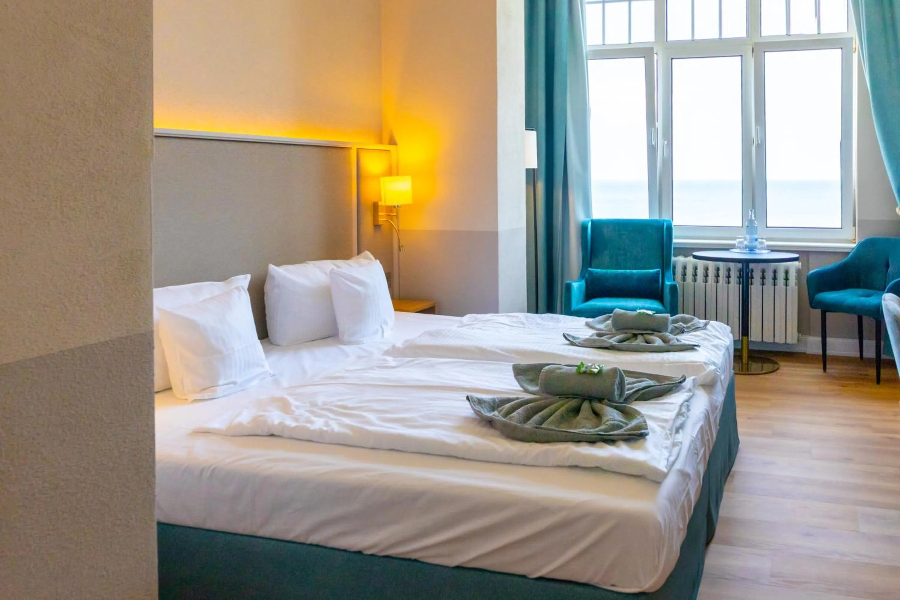 Bed in Hotel Germania