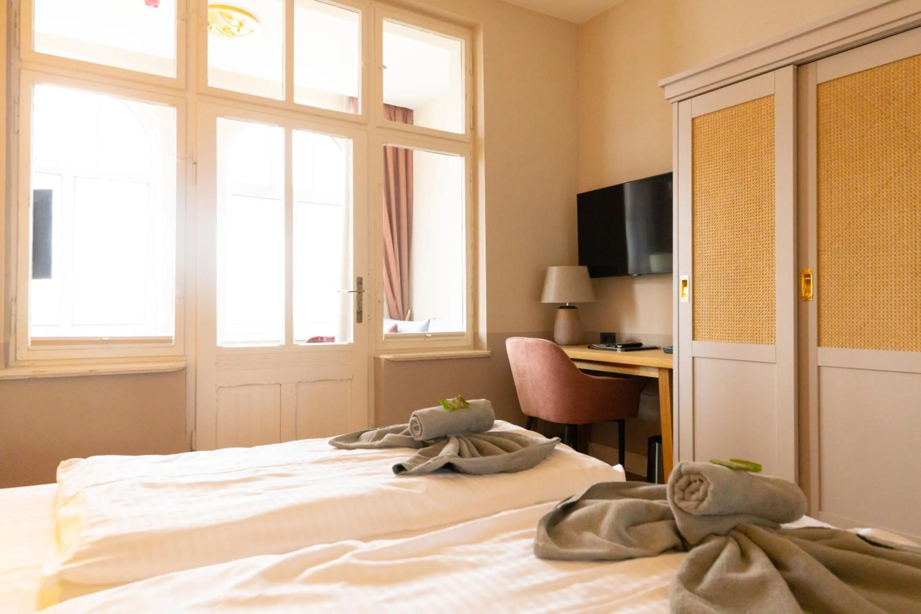 Bed in Hotel Germania