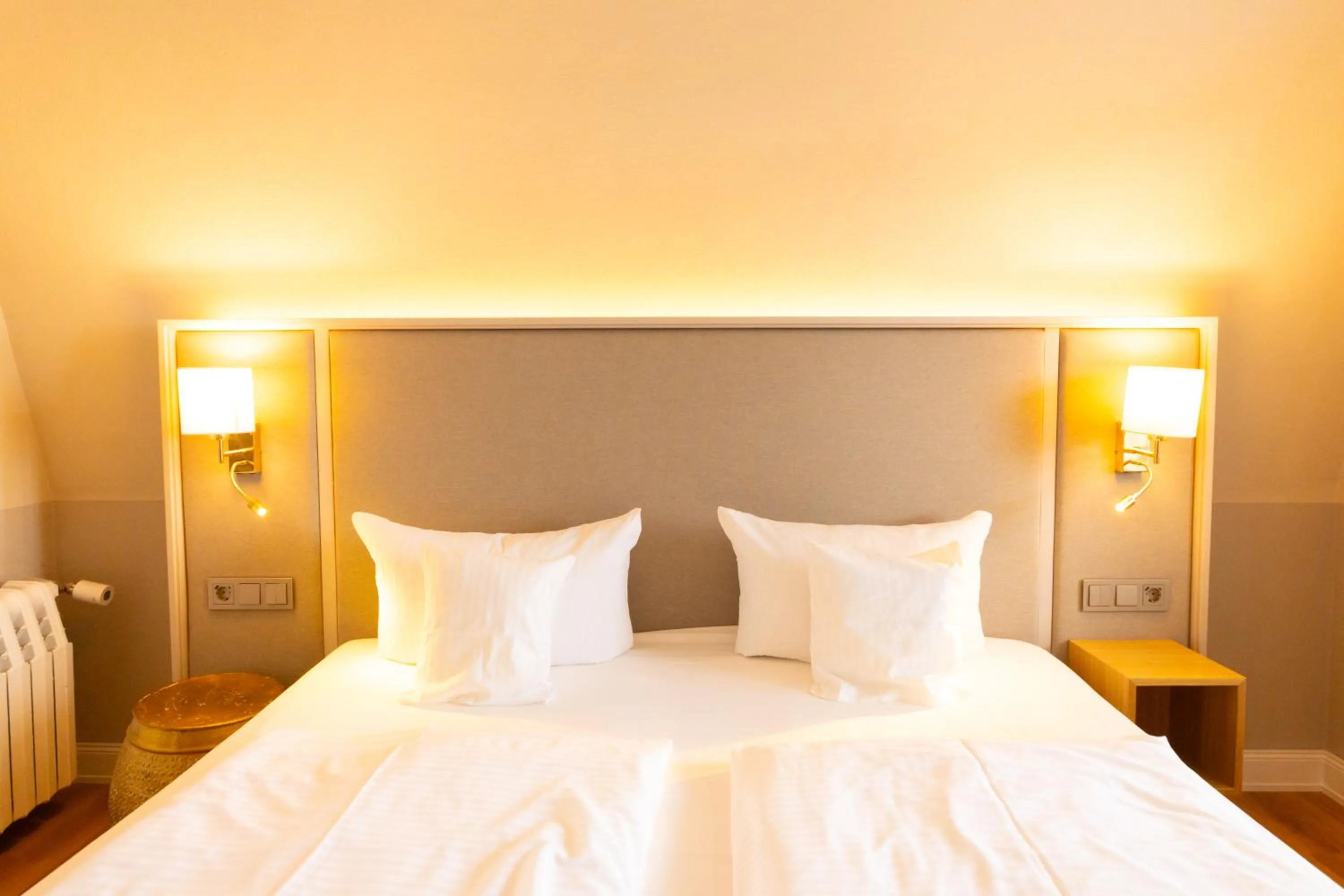 Bed in Hotel Germania