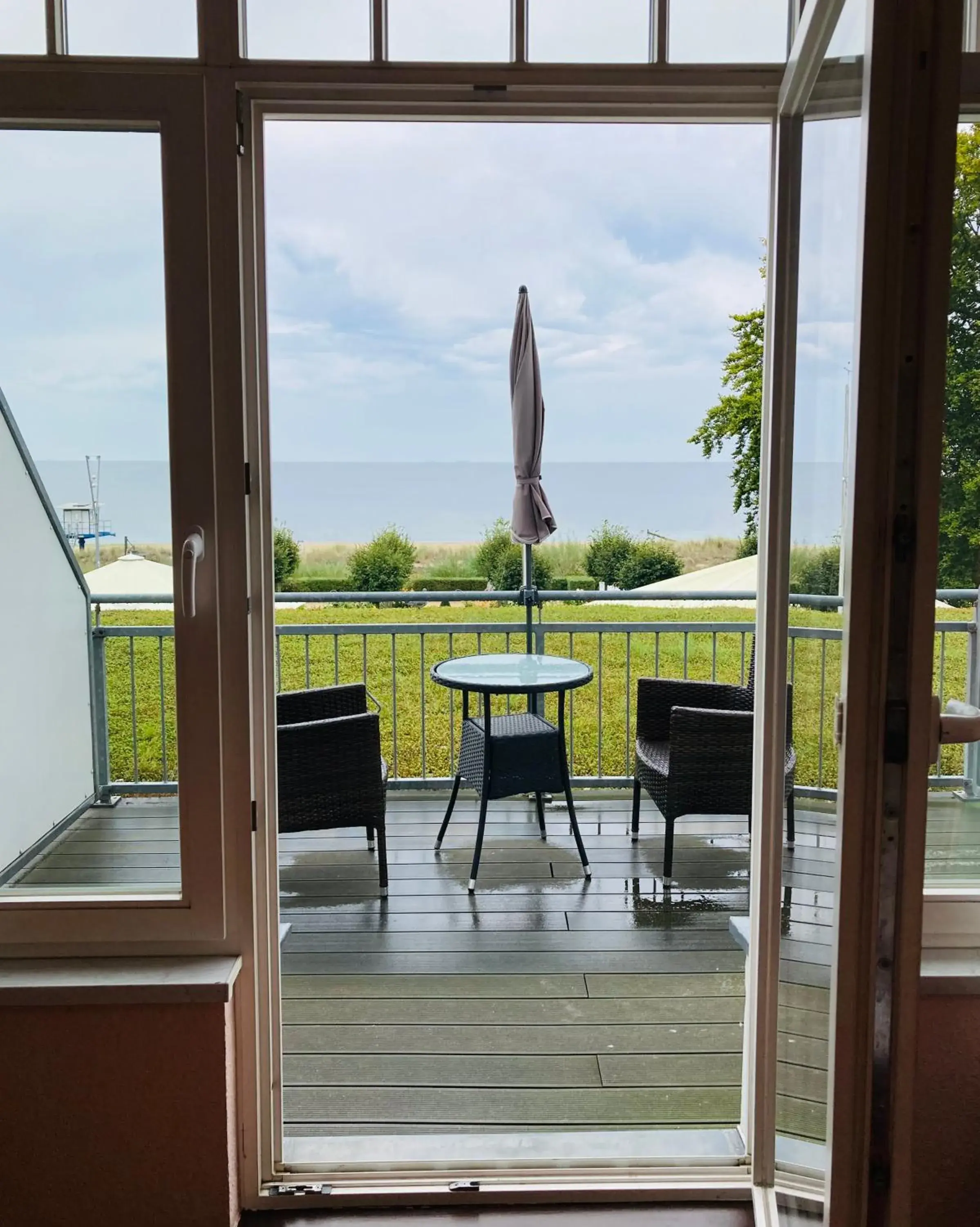 Double Room with Sea View and Balcony in Hotel Germania Double Room with Sea View and Balcony in Hotel Germania