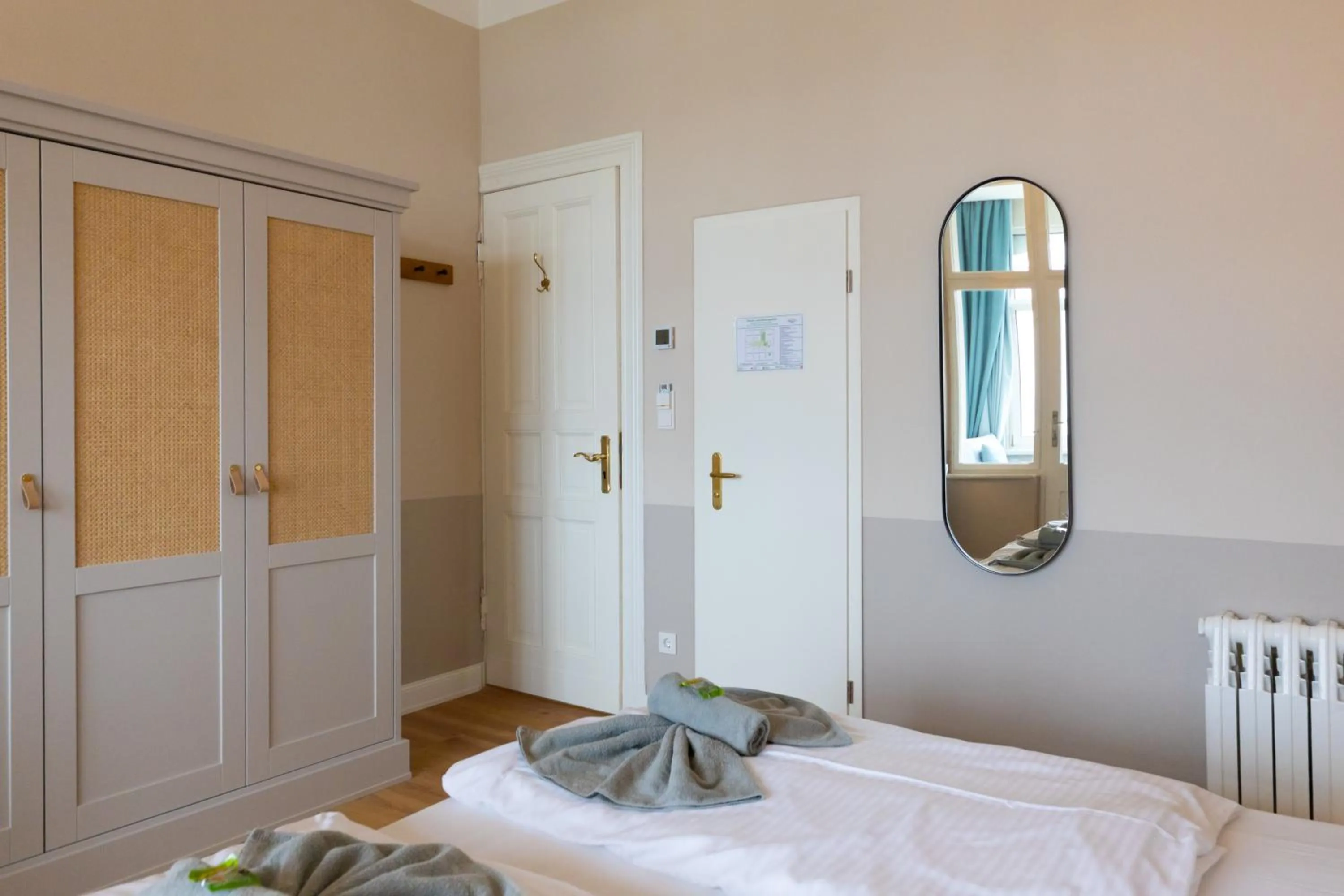 Bed in Hotel Germania