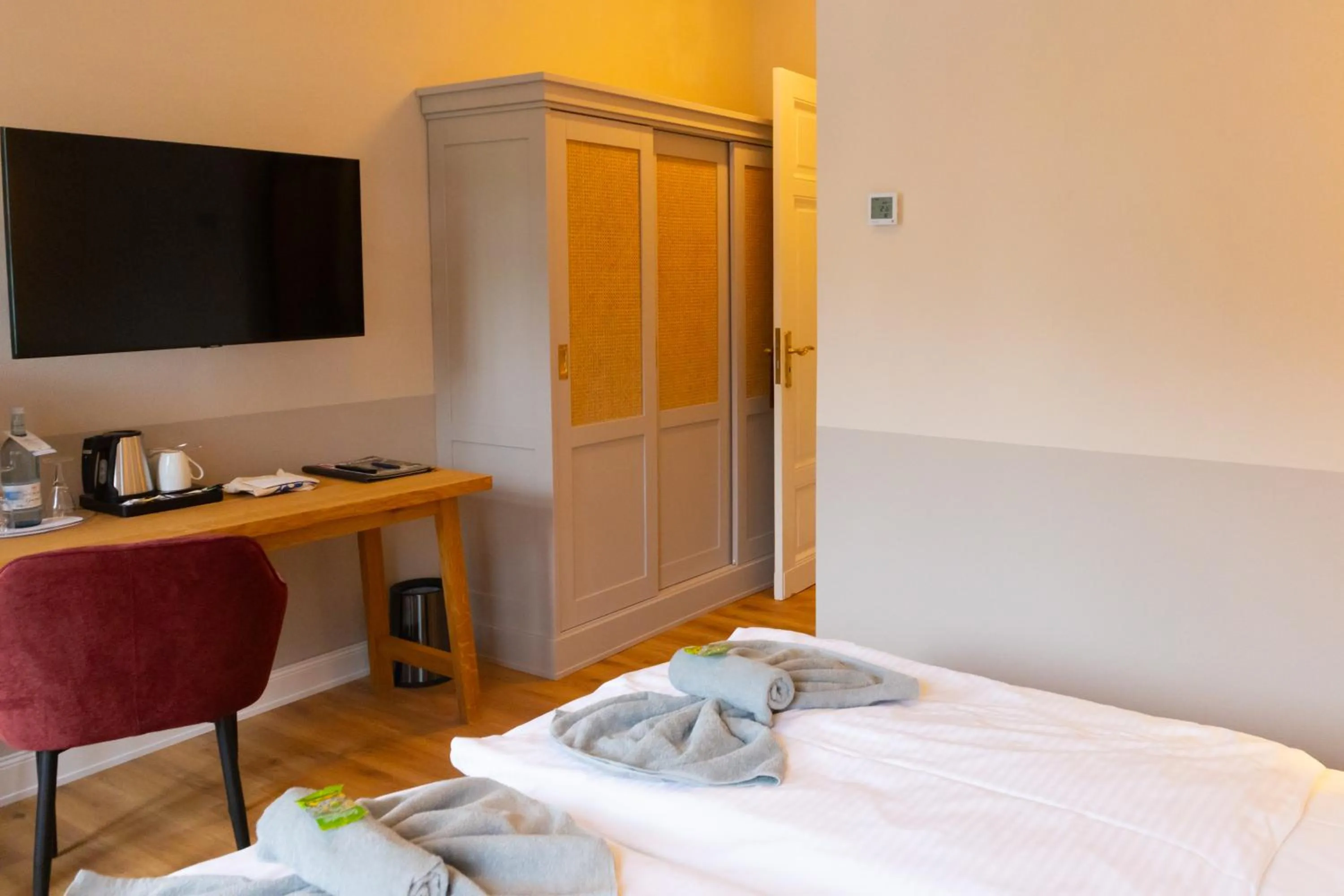 Bed in Hotel Germania