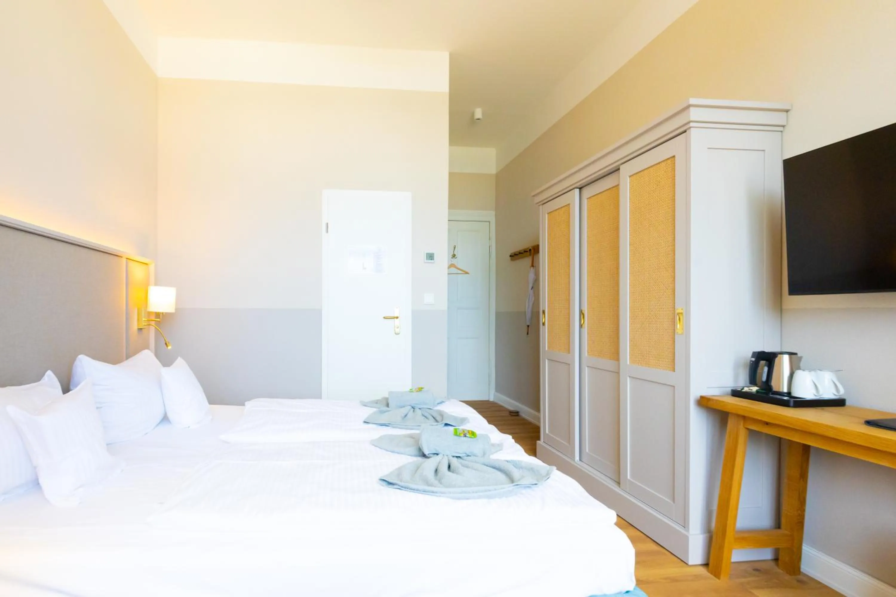 Bed in Hotel Germania