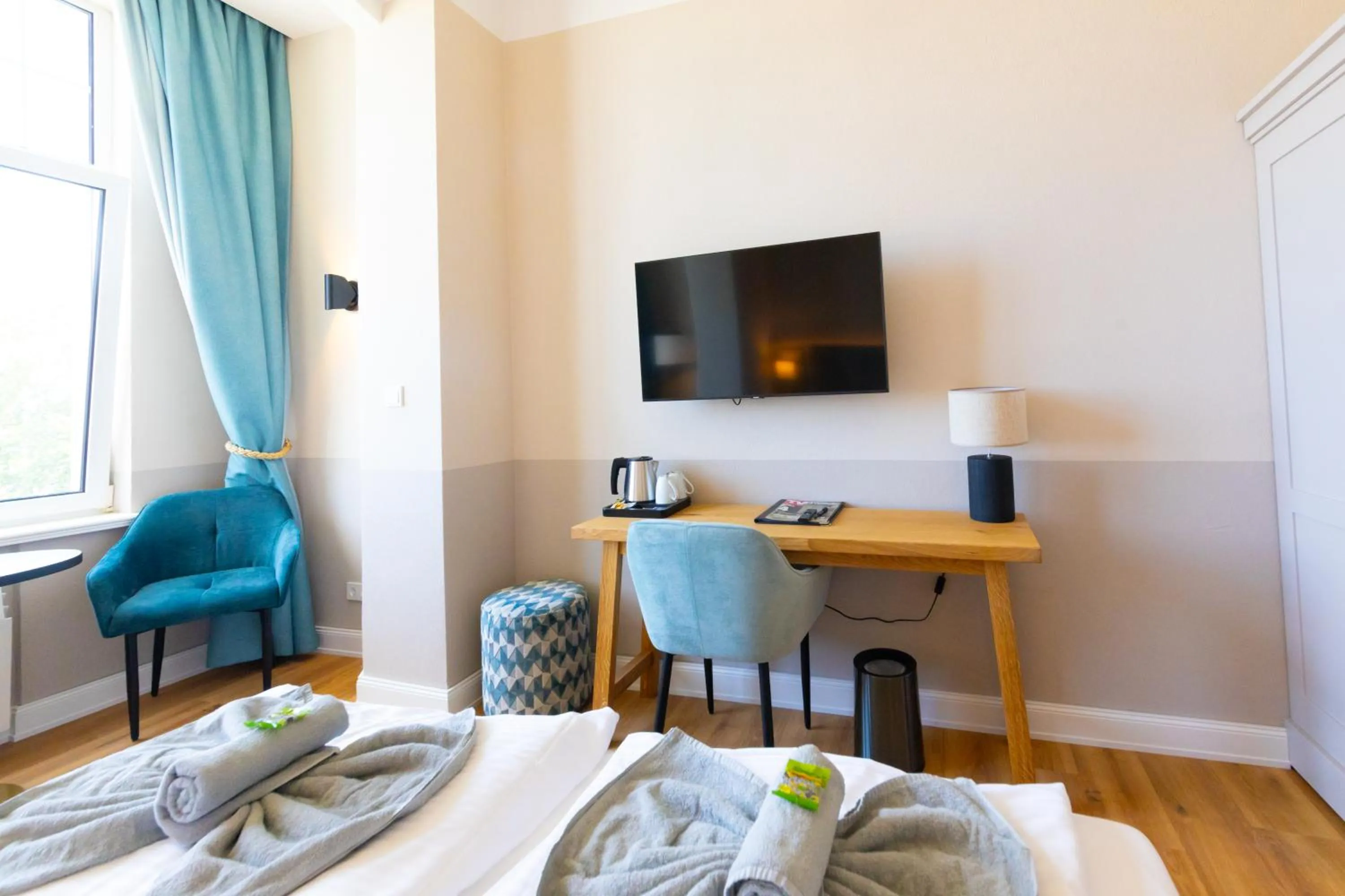 Bed in Hotel Germania