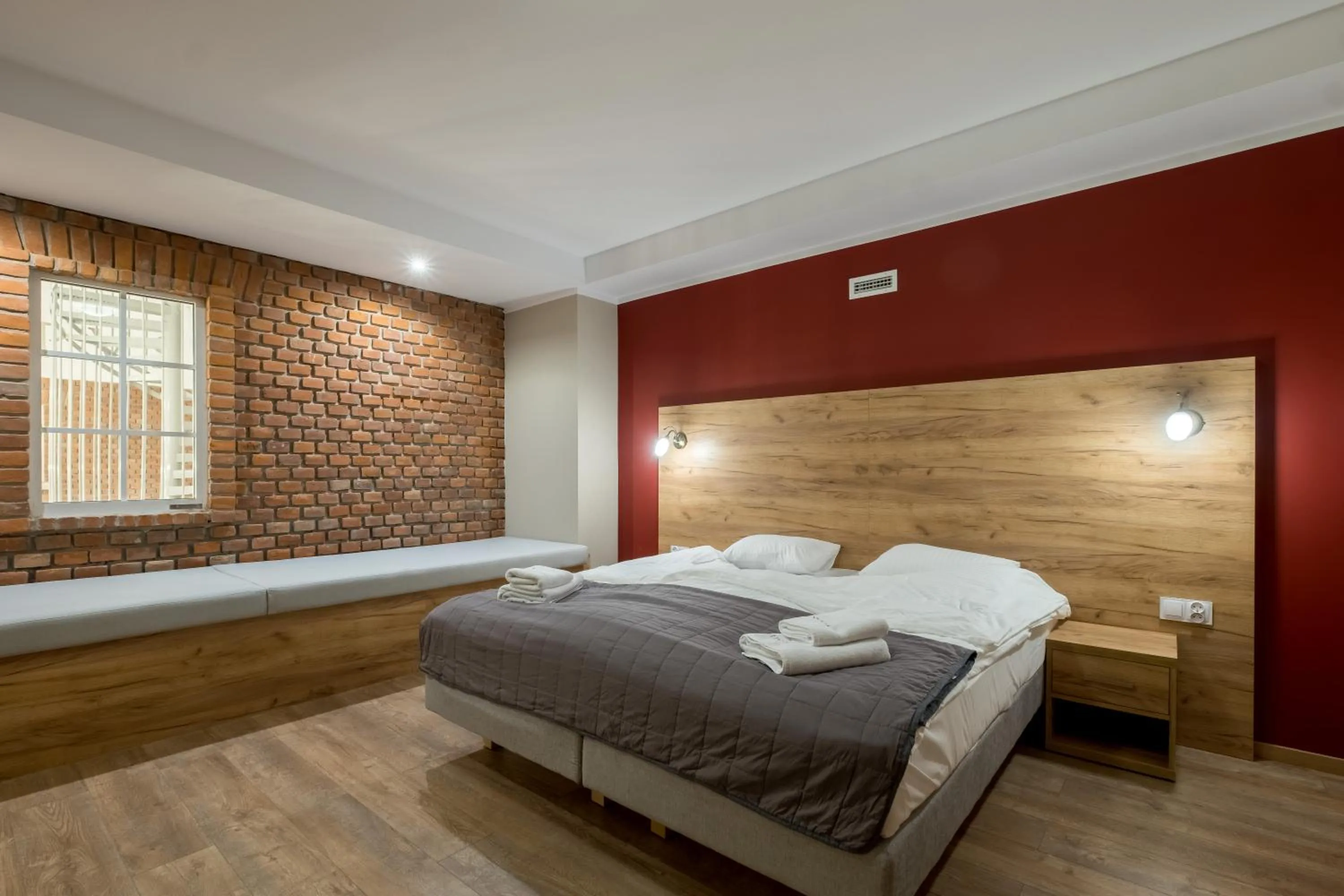 Bed in Hotel Vinnica