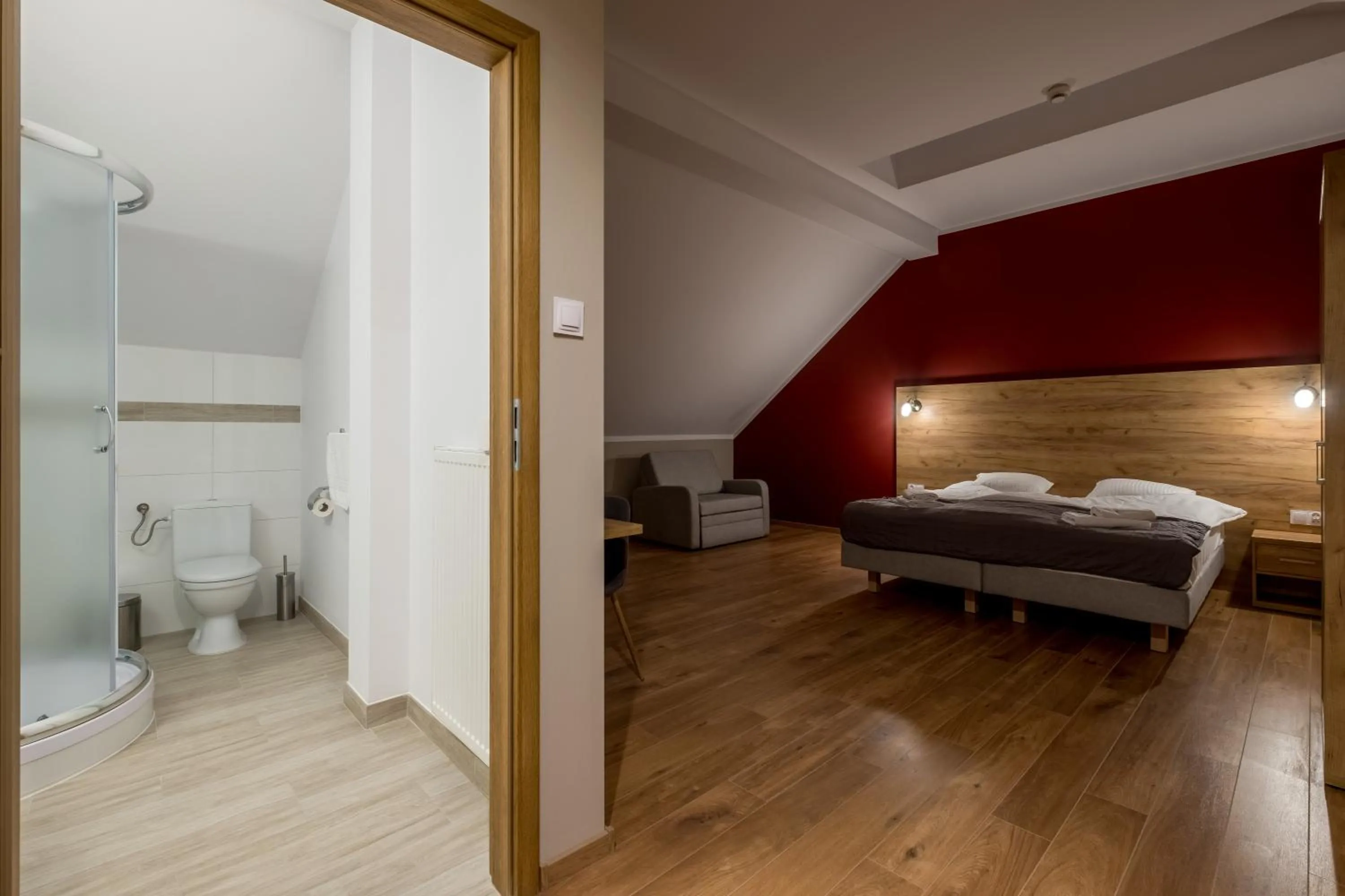 Bed in Hotel Vinnica