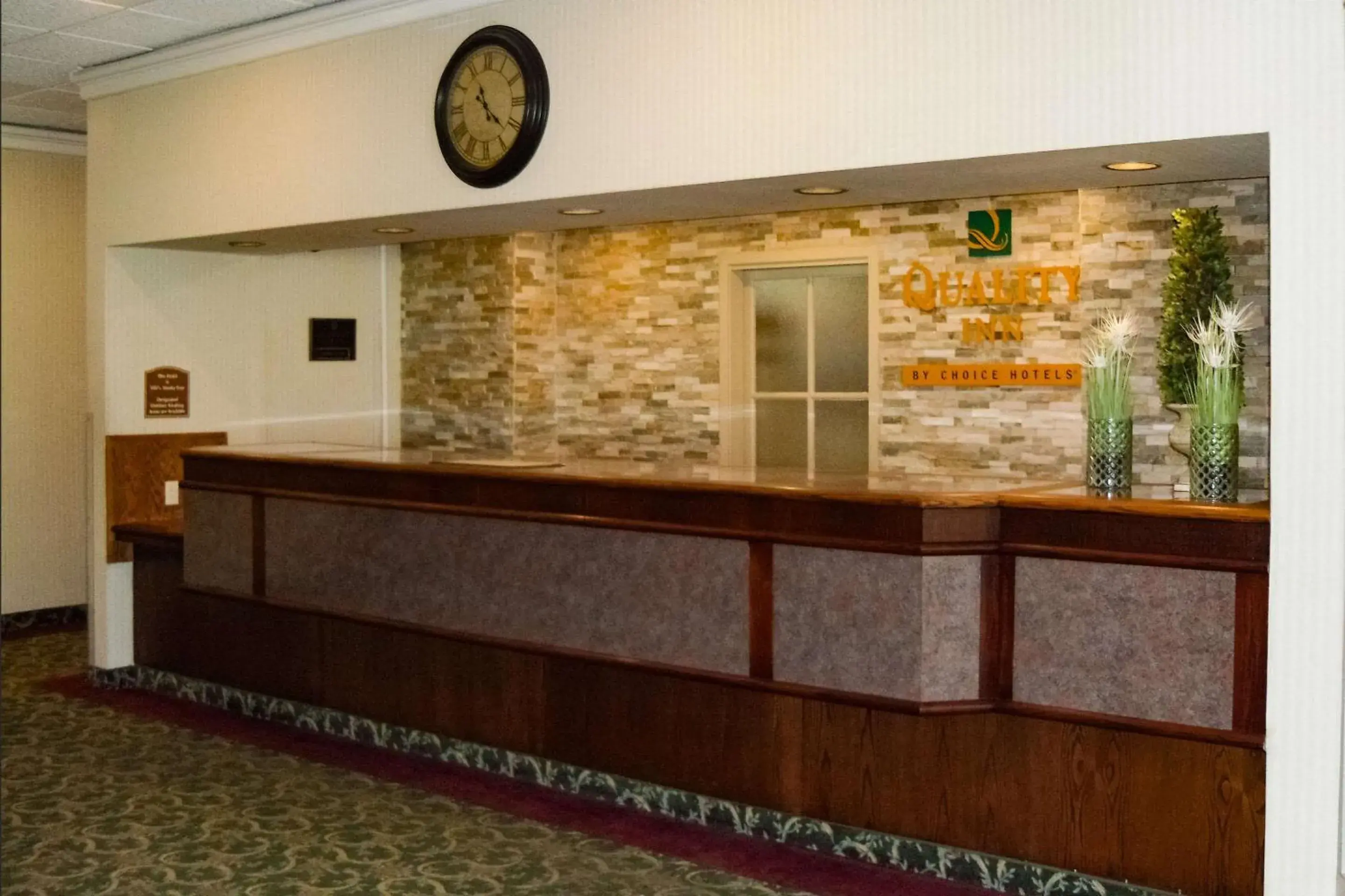 Lobby or reception in Quality Inn Lobby or reception in Quality Inn