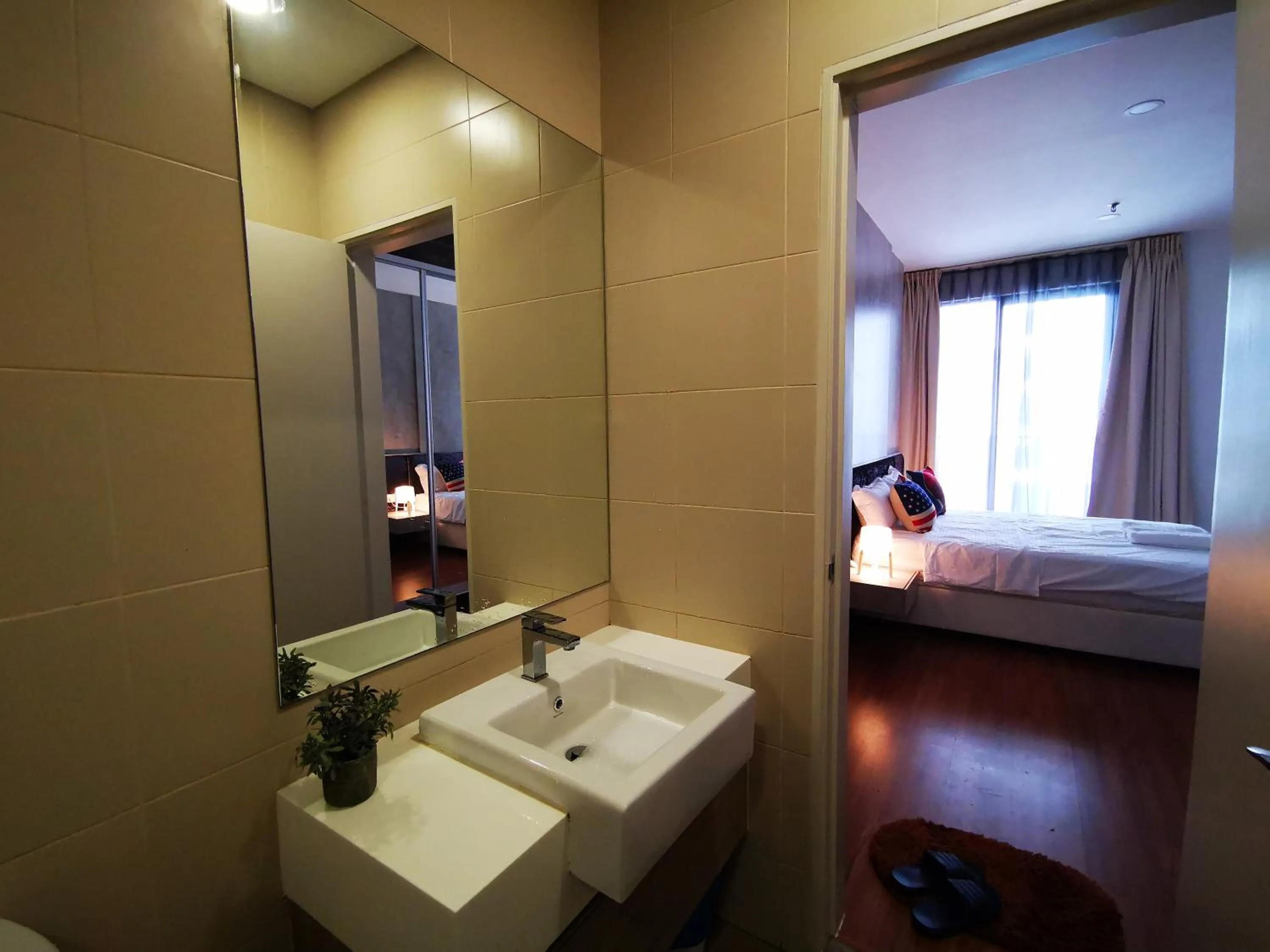 Bathroom, Bed in Host Assist Homestay by HA i-City